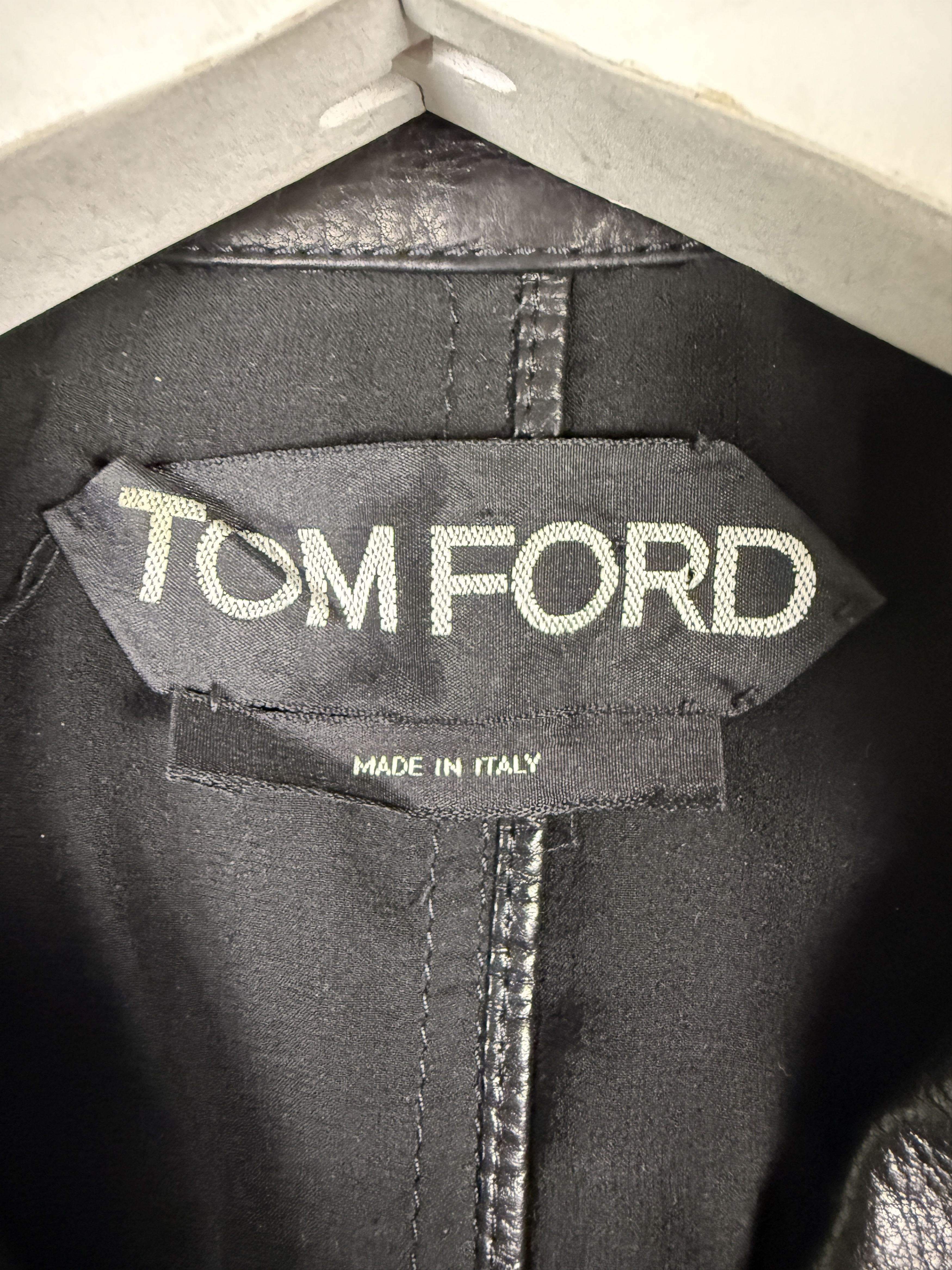 Tom Ford Tom Ford Leather Trench Coat Size US XS / EU 42 / 0 - 3 Thumbnail
