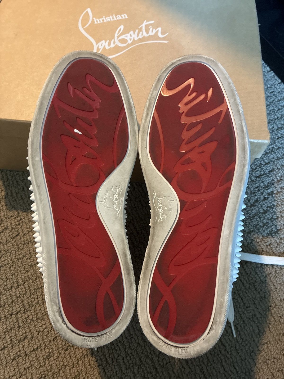 Christian Louboutin Louis Flat Calf/Spikes sneakers Size US 6 / EU 39 - 9 Thumbnail