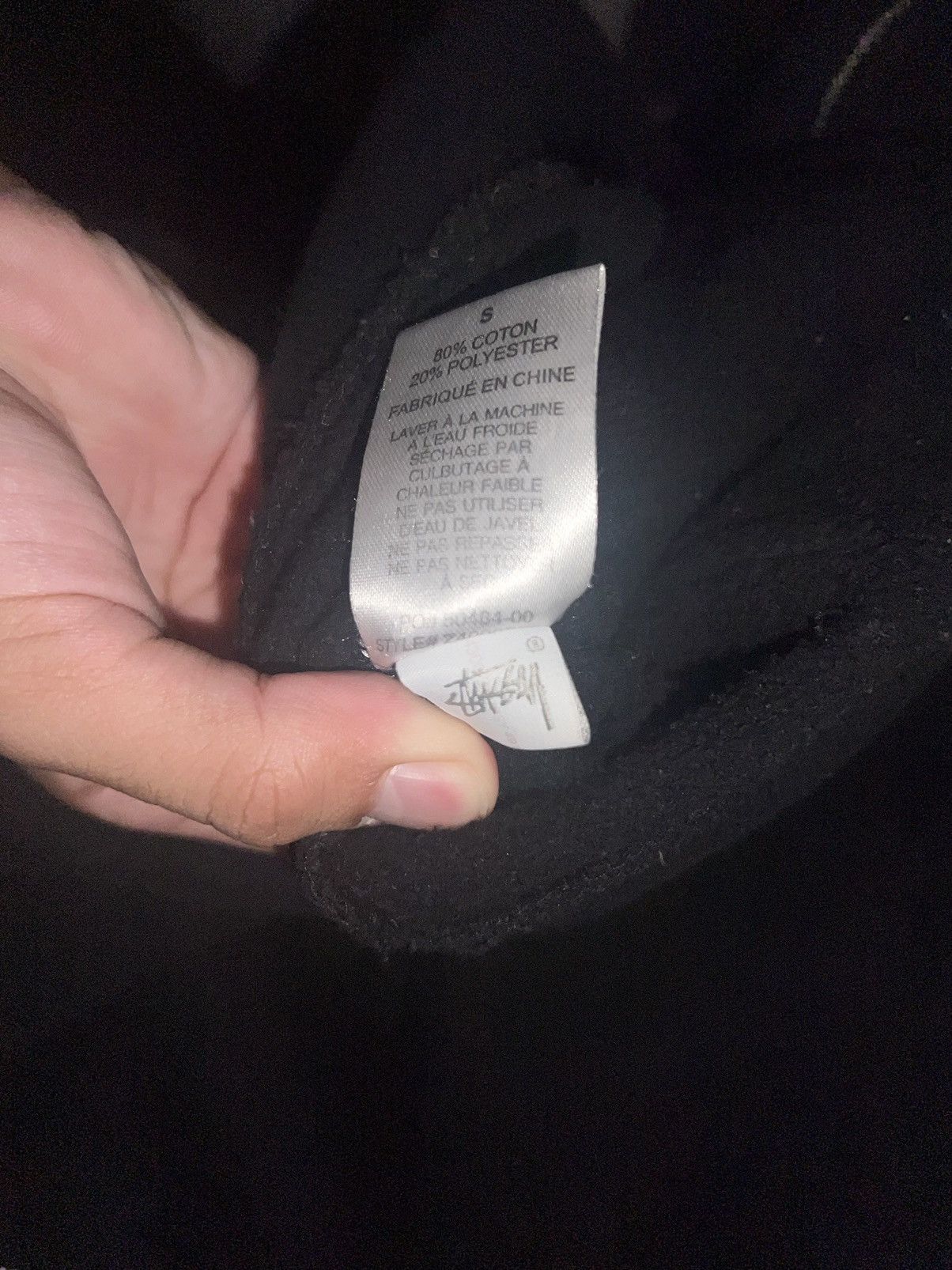 Stussy Stussy World Tour Black Zip Up Hoodie Size US S / EU 44-46 / 1 - 6 Thumbnail