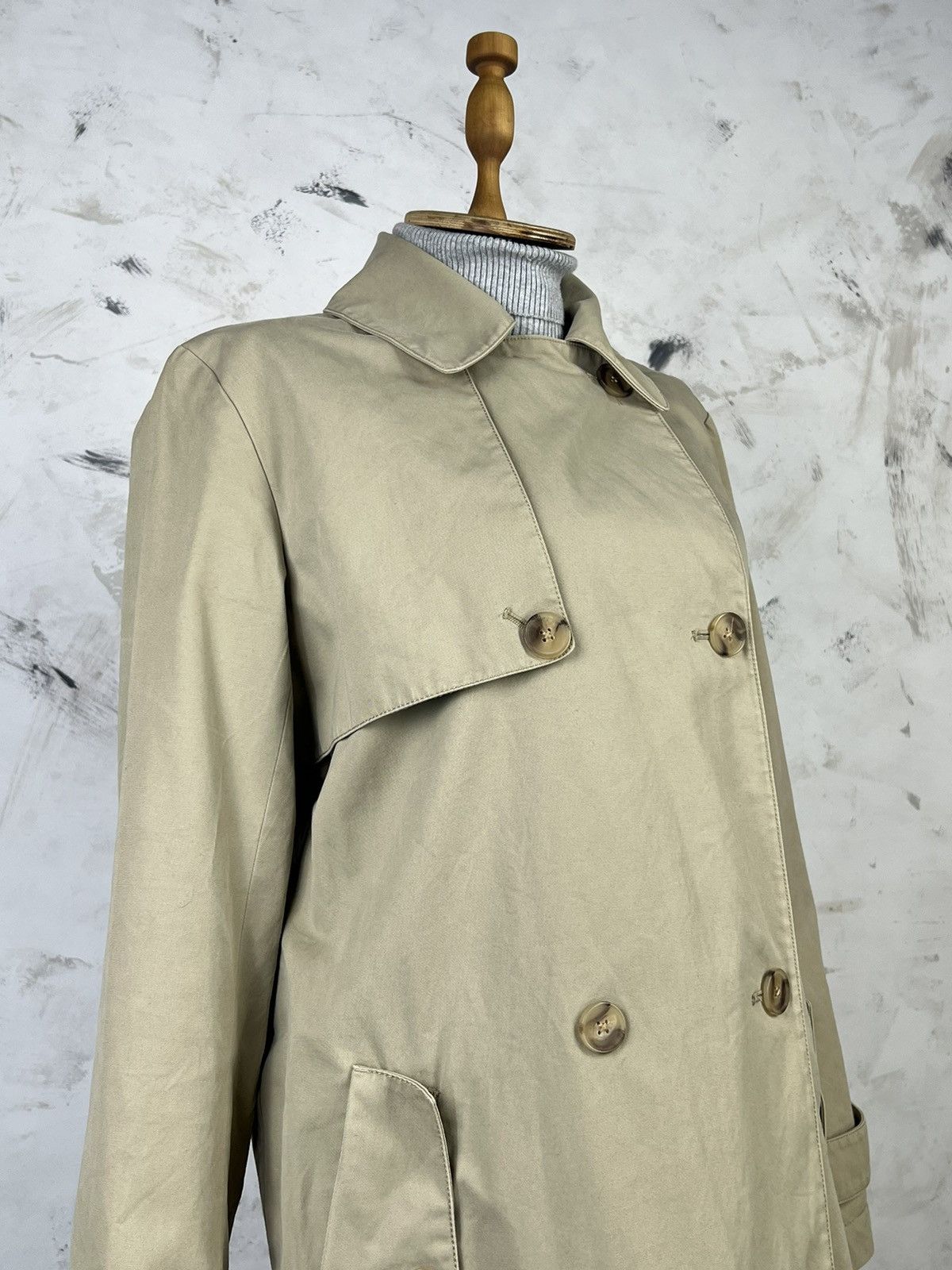Gap Vintage GAP Classic Trench Coat Size L - XL Size L / US 10 / IT 46 - 4 Thumbnail