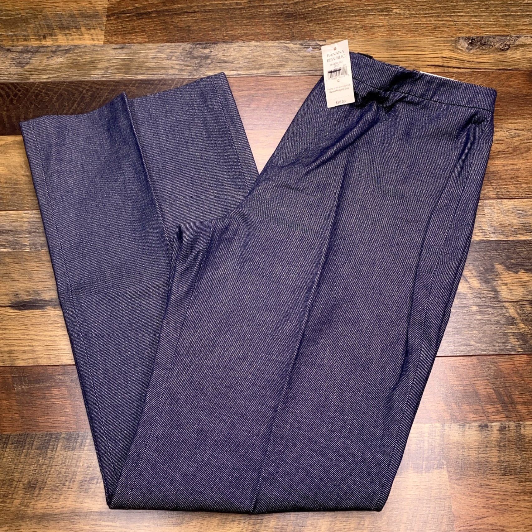 Banana Republic **Banana Republic Blue High Rise Women's 12 Regular Fit Pants** User: Banana Republic Blue High Rise Women's 12 Regular Fit Pants Size 34" / US 12 / IT 48 - 3 Thumbnail