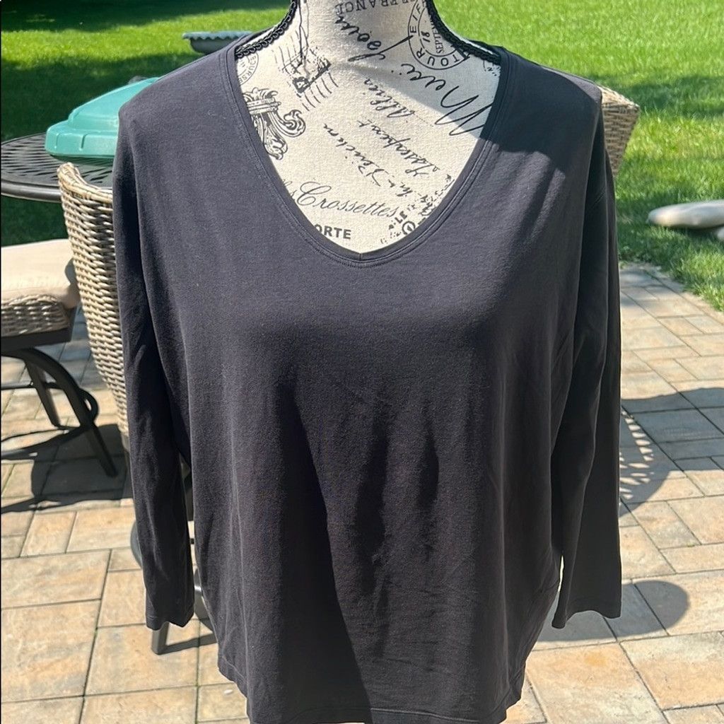 Lululemon Lululemon Athletica Black Relaxed Long Sleeve T-Shirt Size S / US 4 / IT 40 - 7 Thumbnail