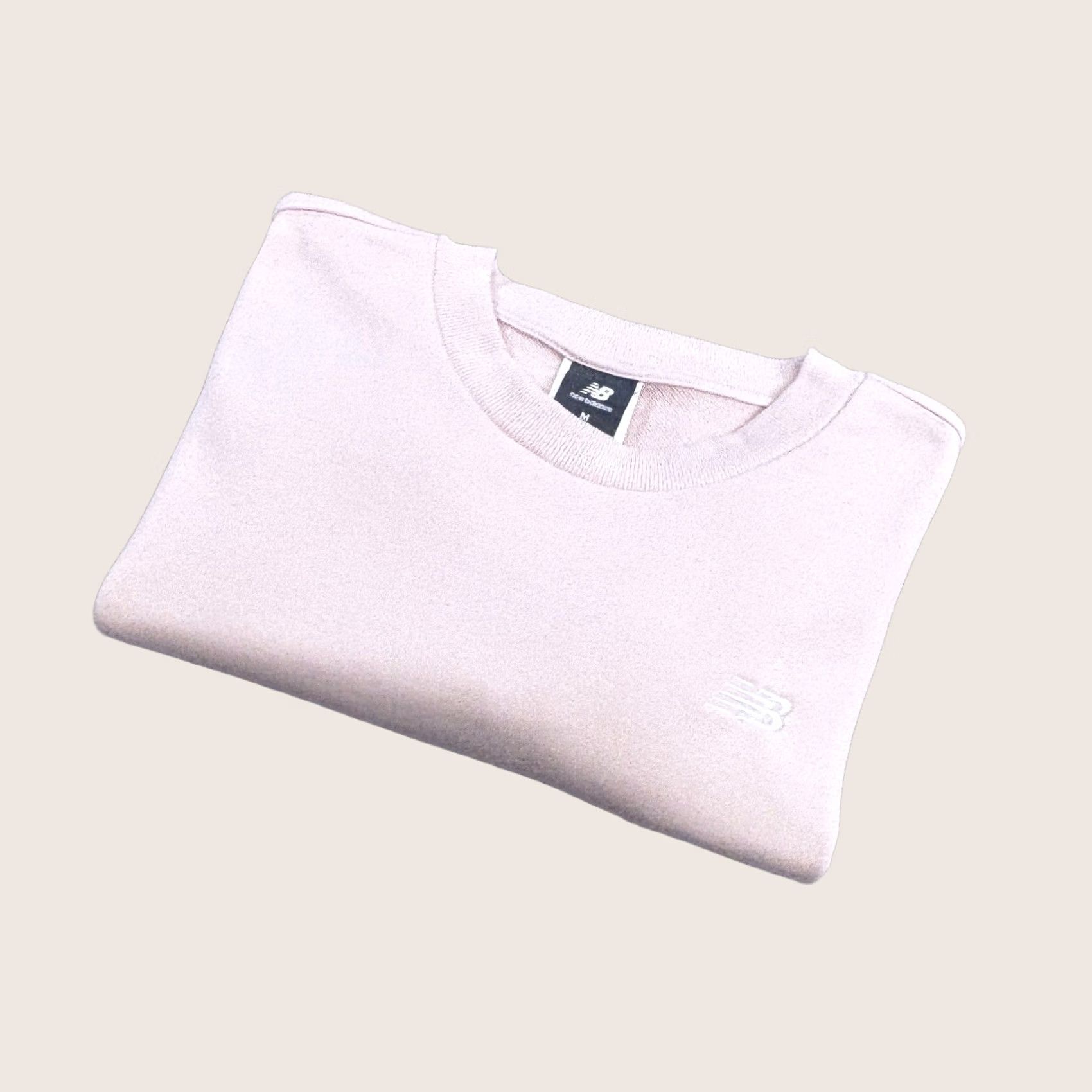 New Balance New Balance Sweatshirt Pullover M Men Relaxed Light Pink Size US M / EU 48-50 / 2 - 1 Thumbnail