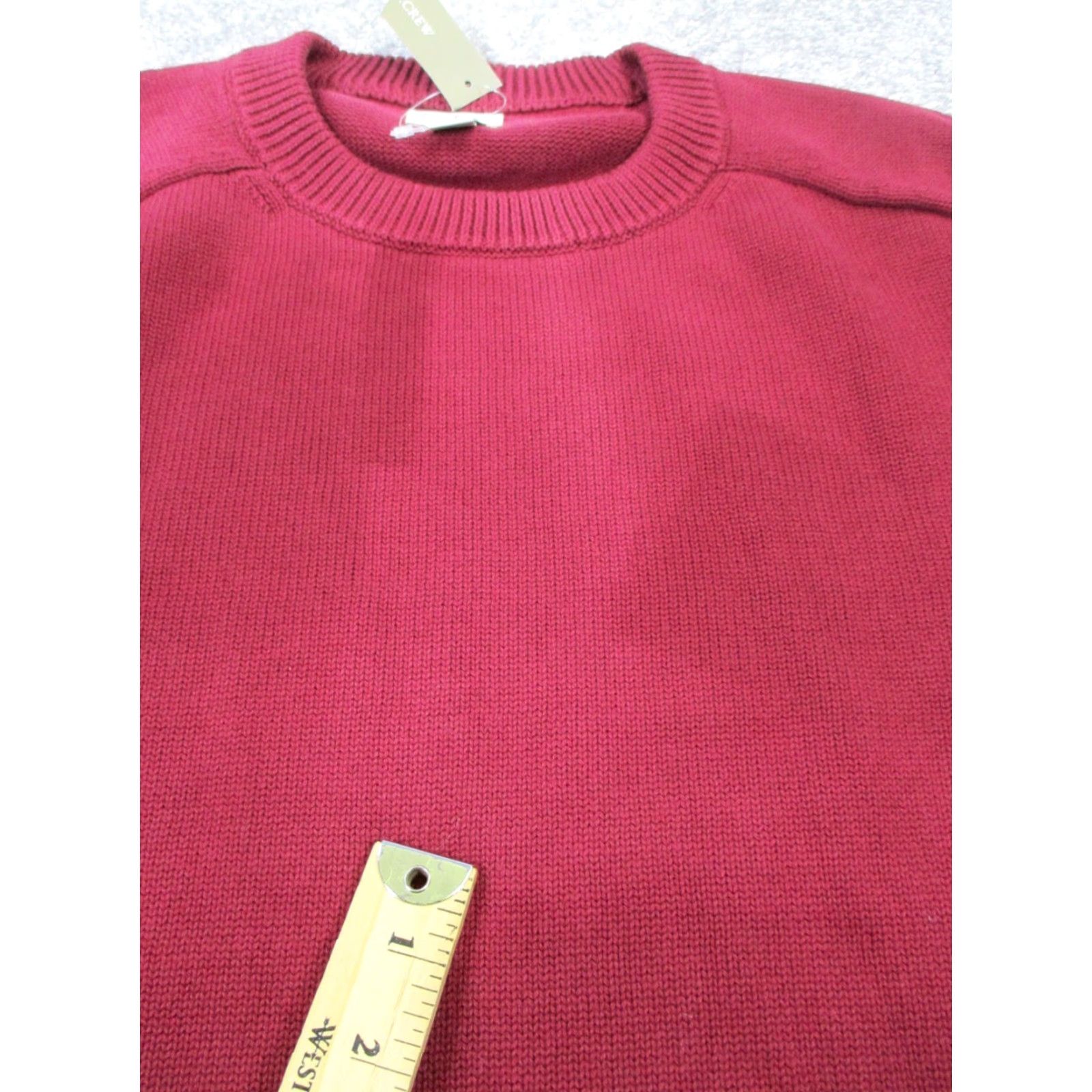 J.Crew J.Crew Sweater Mens Xl Red Cotton Knit Pullover New Size US XL / EU 56 / 4 - 6 Thumbnail