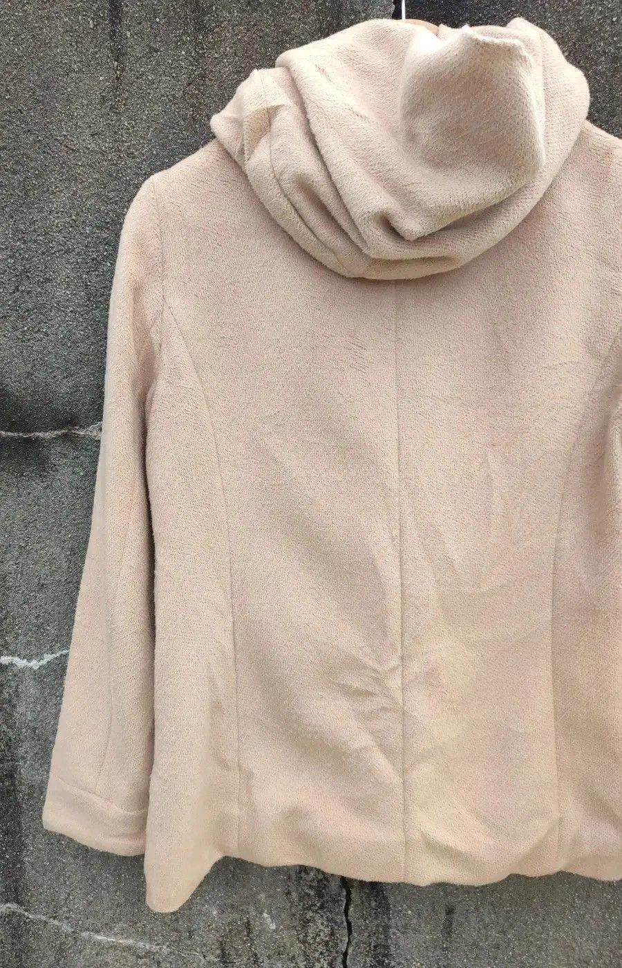 Japanese Brand Military-Inspired Beige Double-Breasted Hooded Coat (Size M) Size M / US 6-8 / IT 42-44 - 12 Thumbnail