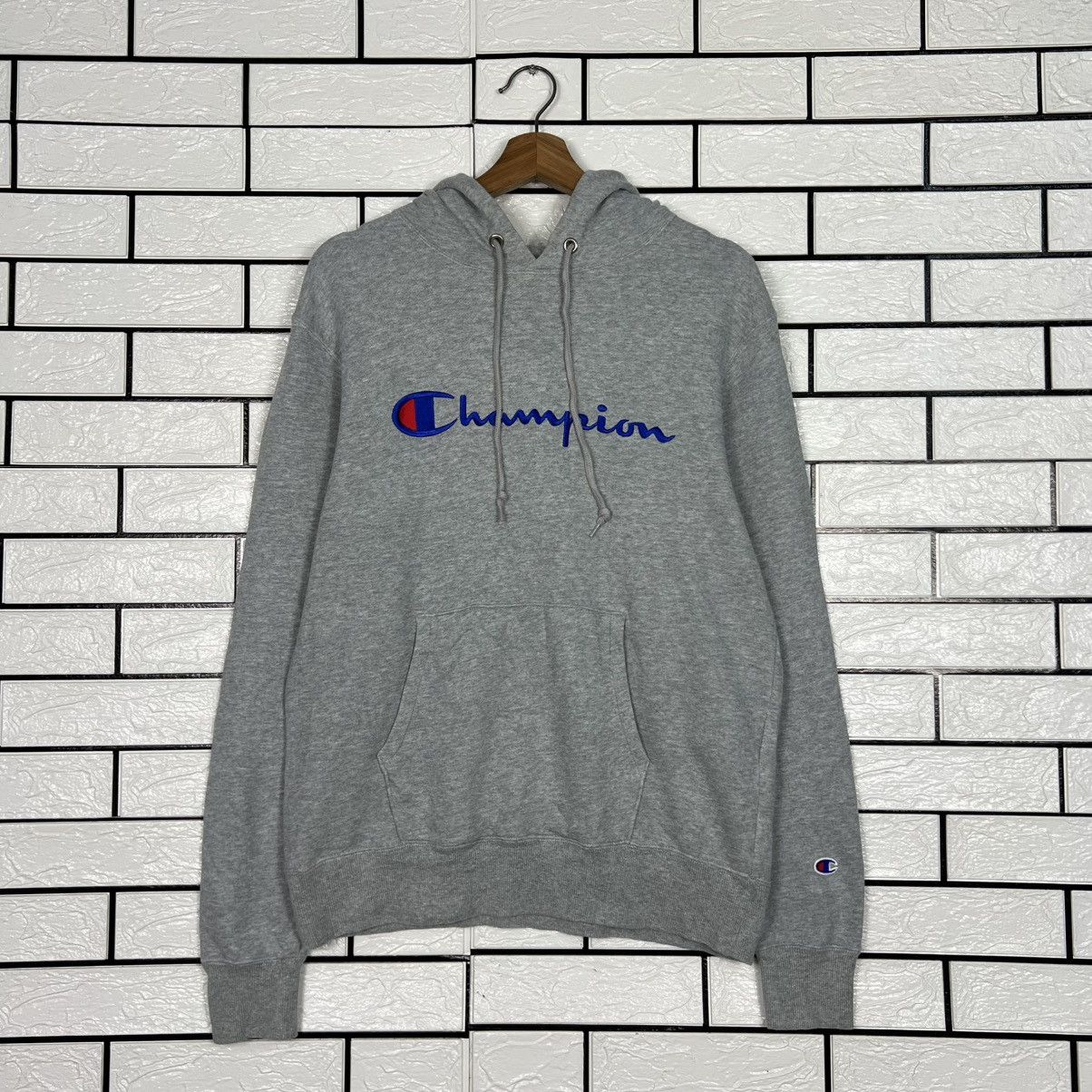 Champion CHAMPION Embroidered Big Logo Pullover Hoodies #4184-C191 Size US L / EU 52-54 / 3 - 8 Thumbnail