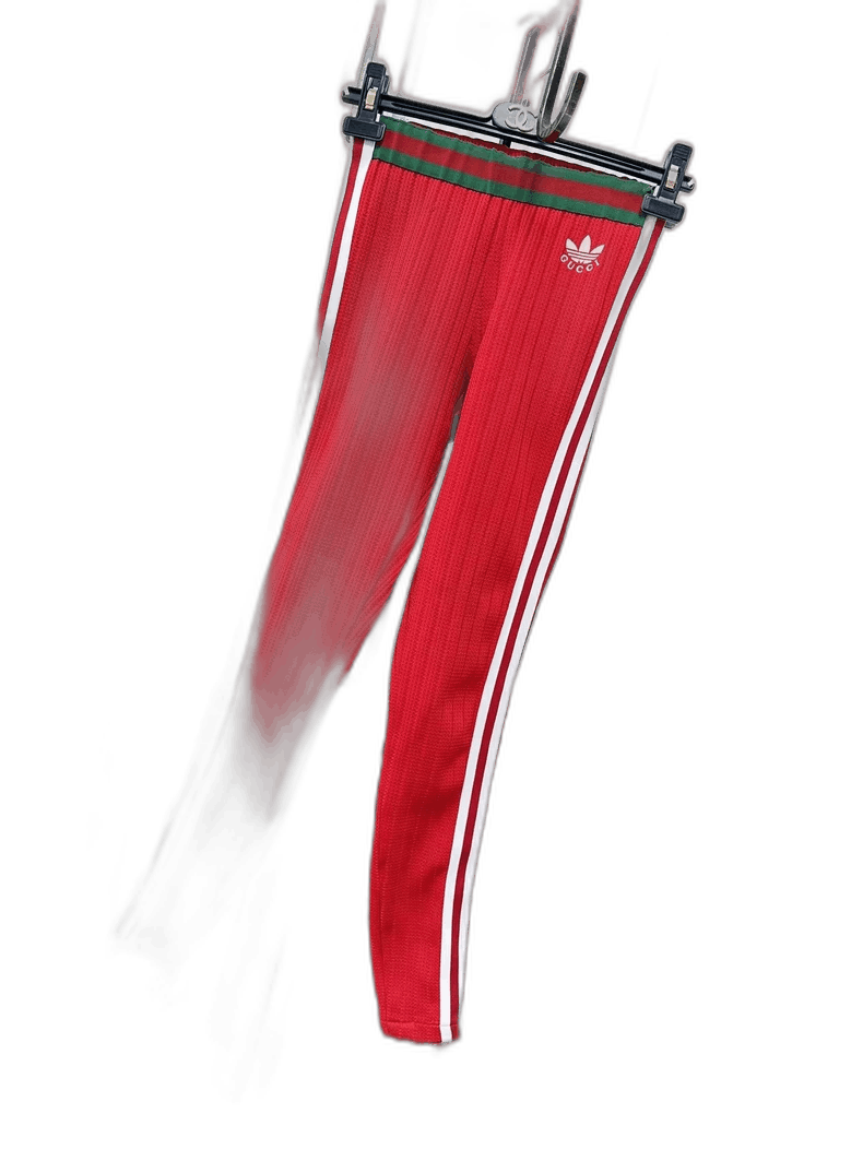 Gucci Gucci Adidas Collaboration Red Slim-fit Casual Pants Size 24" / US 00 / IT 34 - 1 Thumbnail