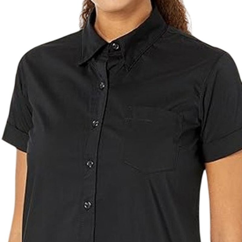 Dickies Dickies Womens XL Button Down PolyCotton Collared Work Shirt Size S / US 4 / IT 40 - 3 Thumbnail