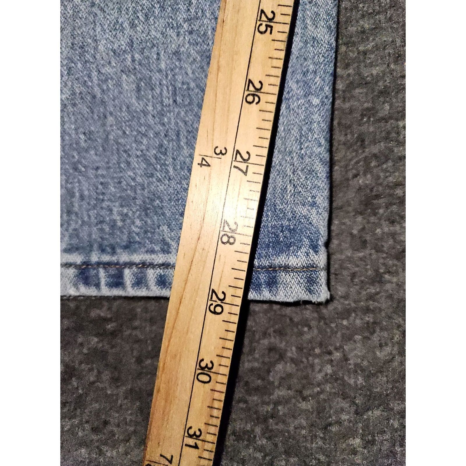 Wrangler VINTAGE Wrangler 47MWZ Jeans Men 36x30 Blue Denim Straight 90s Cowboy Logo Zipper Pocket Western Regular Rise Mens Size US 36 / EU 52 - 5 Thumbnail
