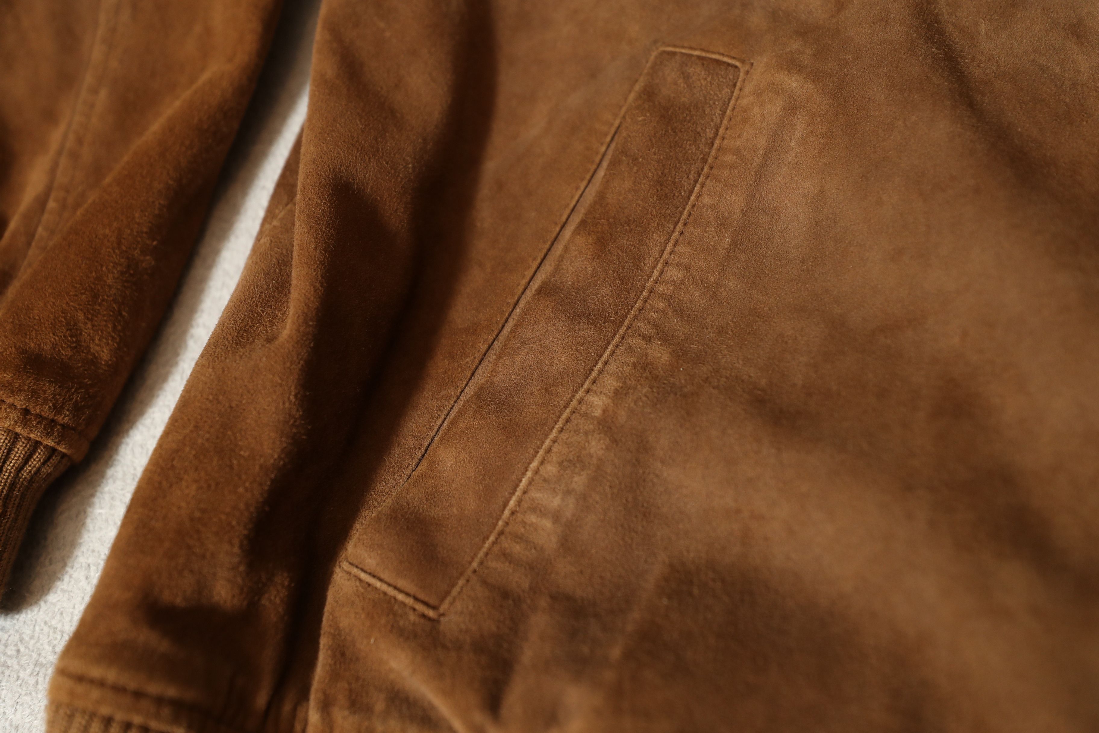 Jos. A. Bank Jos A Bank Brown Suede Leather Vintage Jacket (XL) Size US XL / EU 56 / 4 - 5 Thumbnail