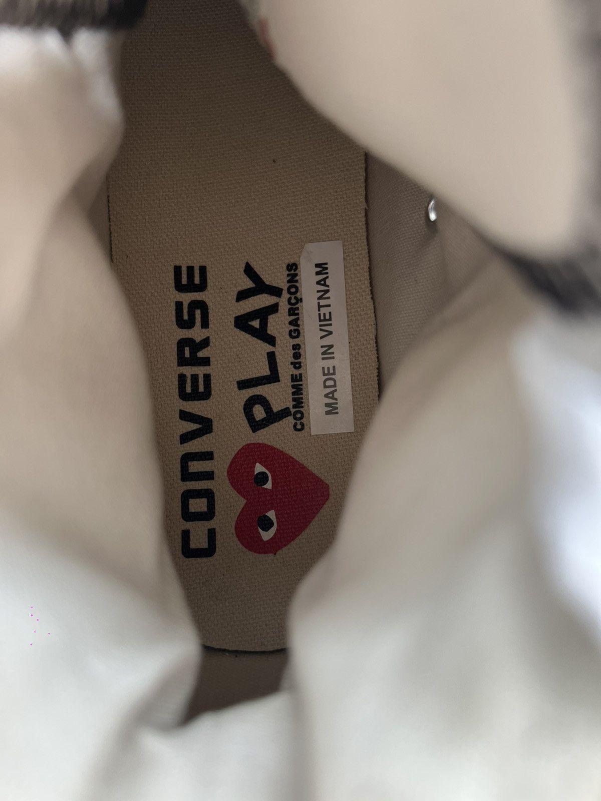 Comme des Garcons PLAY RARE 2012 Small Heart CDG Comme des Garcons PLAY x Converse Size US 9 / EU 42 - 5 Thumbnail