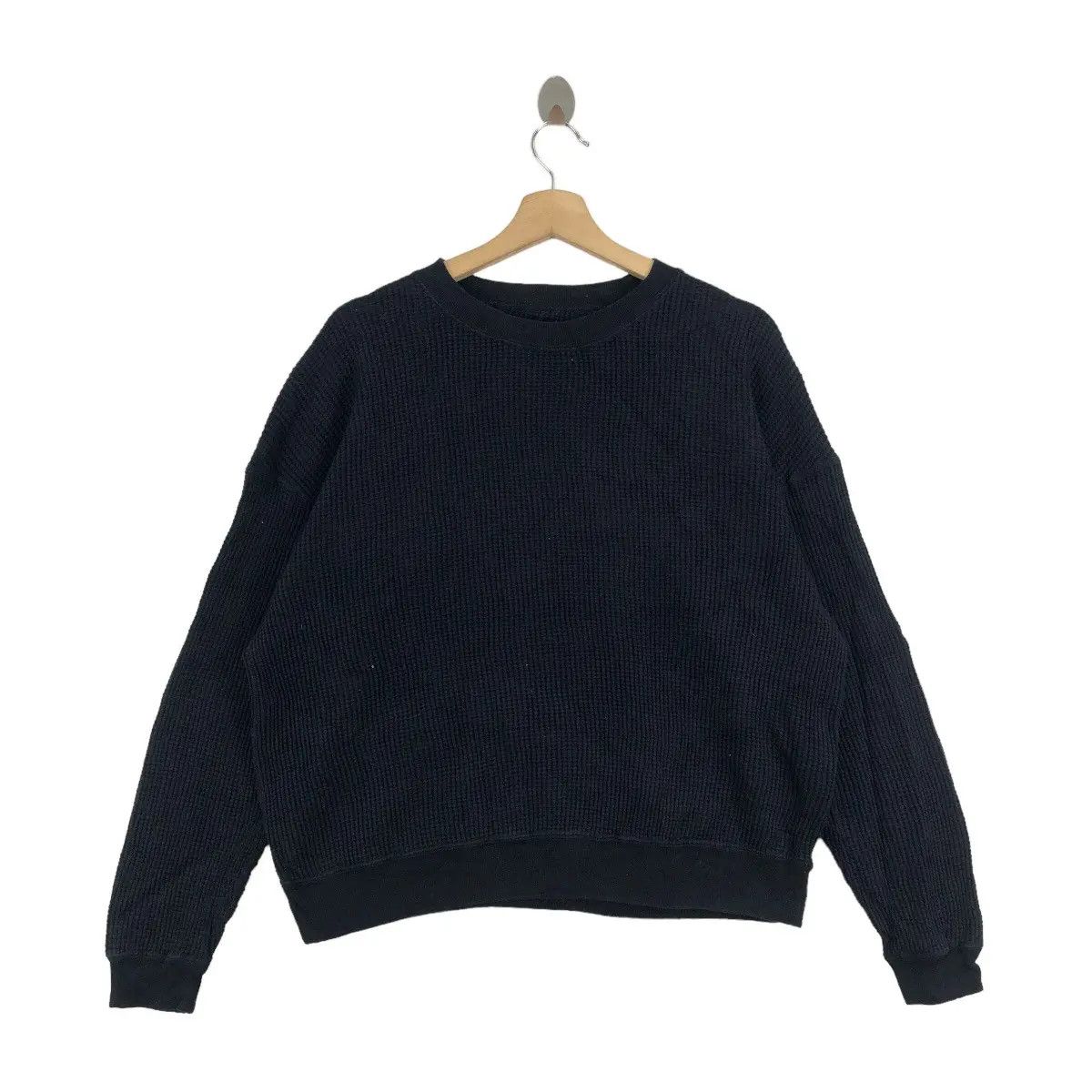 Sanca Vtg SANCA Made In JAPAN Pure Nature Indigo Knitwear Sweater Size XL / US 12-14 / IT 48-50 - 1 Thumbnail