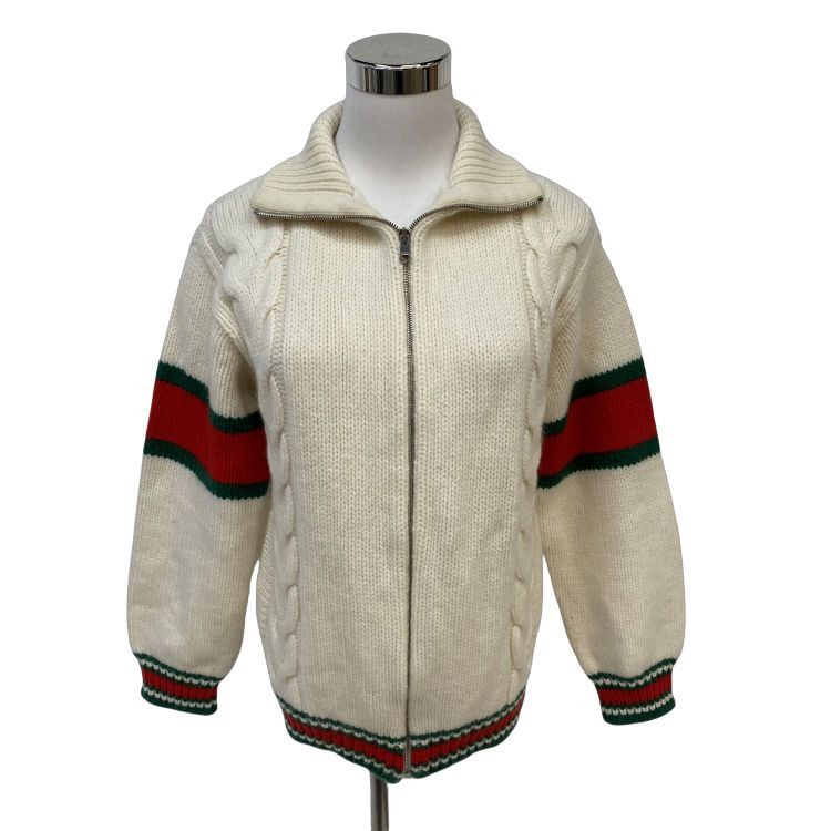 Gucci Gucci Cable Knit Zip Sweater Size XS Size US XS / EU 42 / 0 - 1 Thumbnail