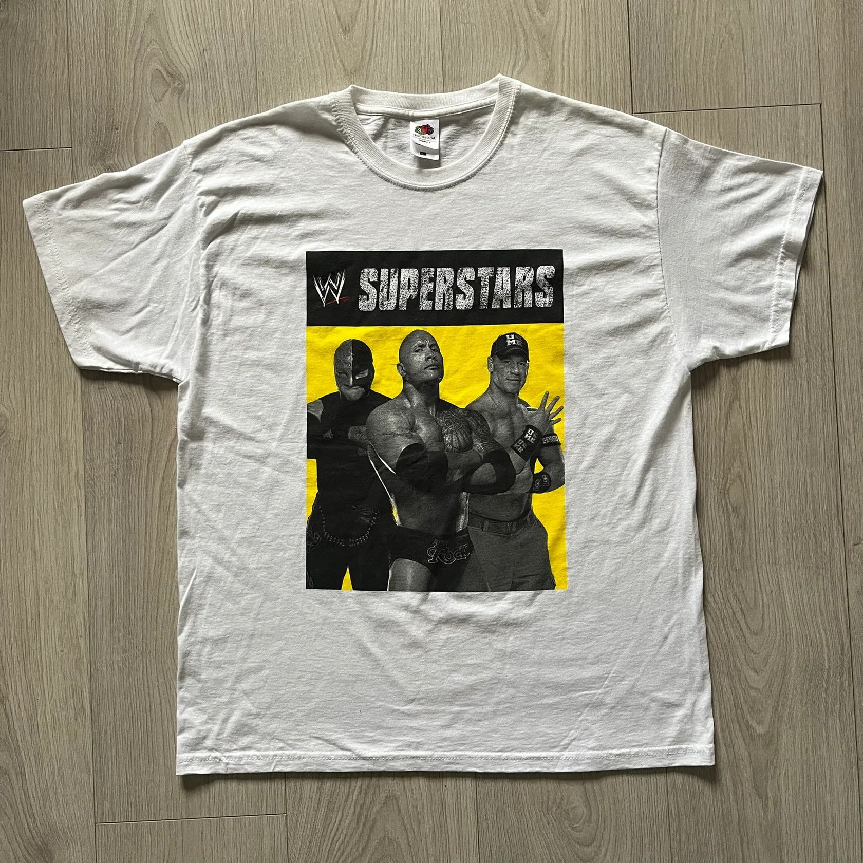 WWE WWE Superstars White Tee Size US L / EU 52-54 / 3 - 1 Thumbnail