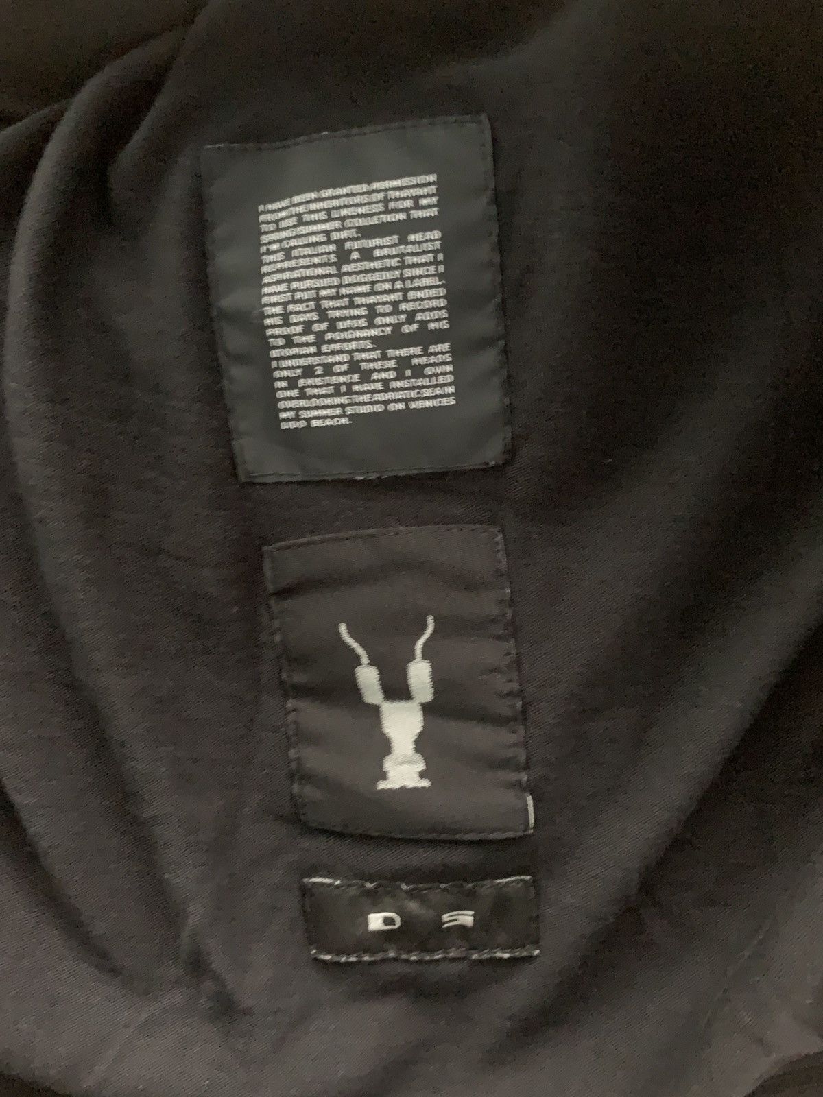 Rick Owens Drkshdw Rick Owens x Rick Owens DRKSHDW Printed Level Tee Size US L / EU 52-54 / 3 - 8 Thumbnail