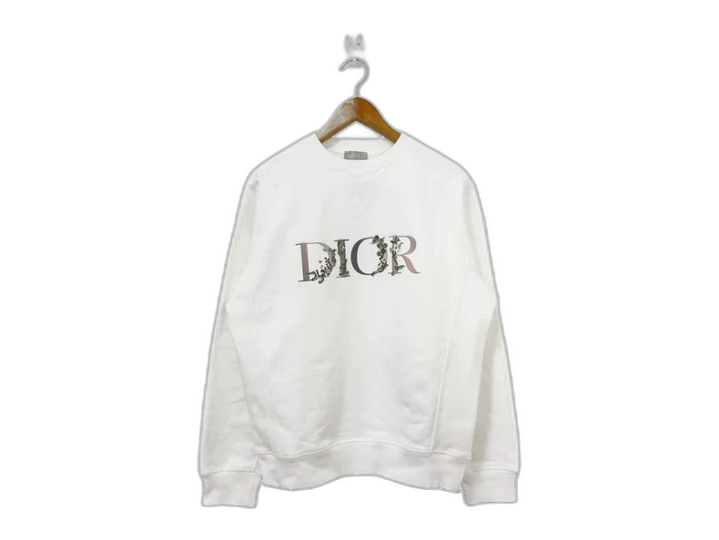 Dior Dior Floral Embroidery Sweatshirt Size S Size US S / EU 44-46 / 1 - 1 Thumbnail