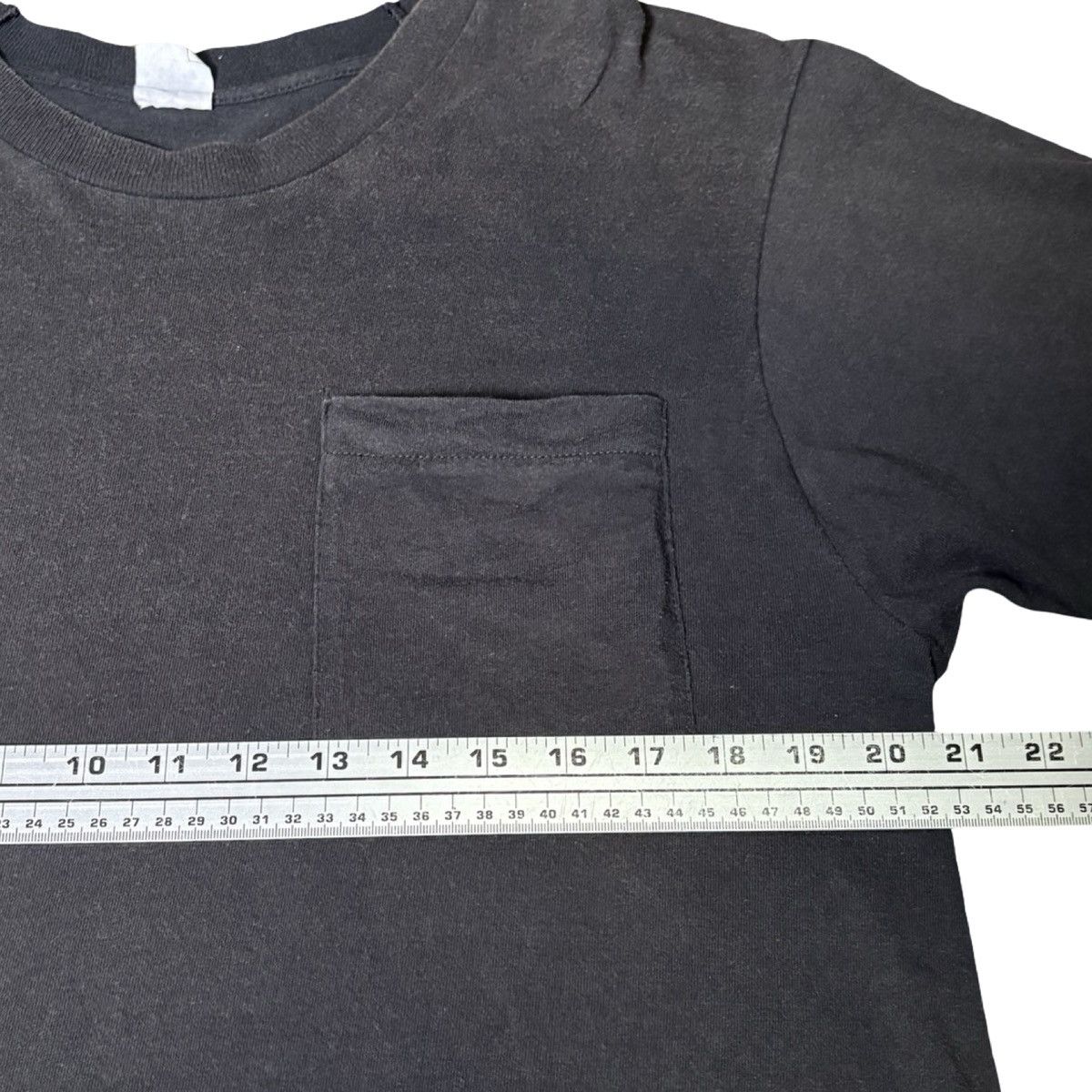 Other Vintage 80s FOTL Faded Black Selvedge Pocket T Shirt Large Size US L / EU 52-54 / 3 - 6 Thumbnail