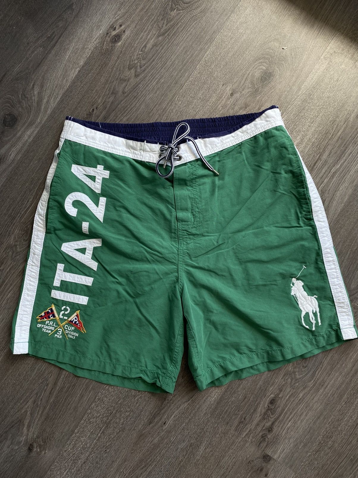 Polo Ralph Lauren × Ralph Lauren × Vintage Polo Ralph Lauren Italy Green Size US 35 - 1 Thumbnail