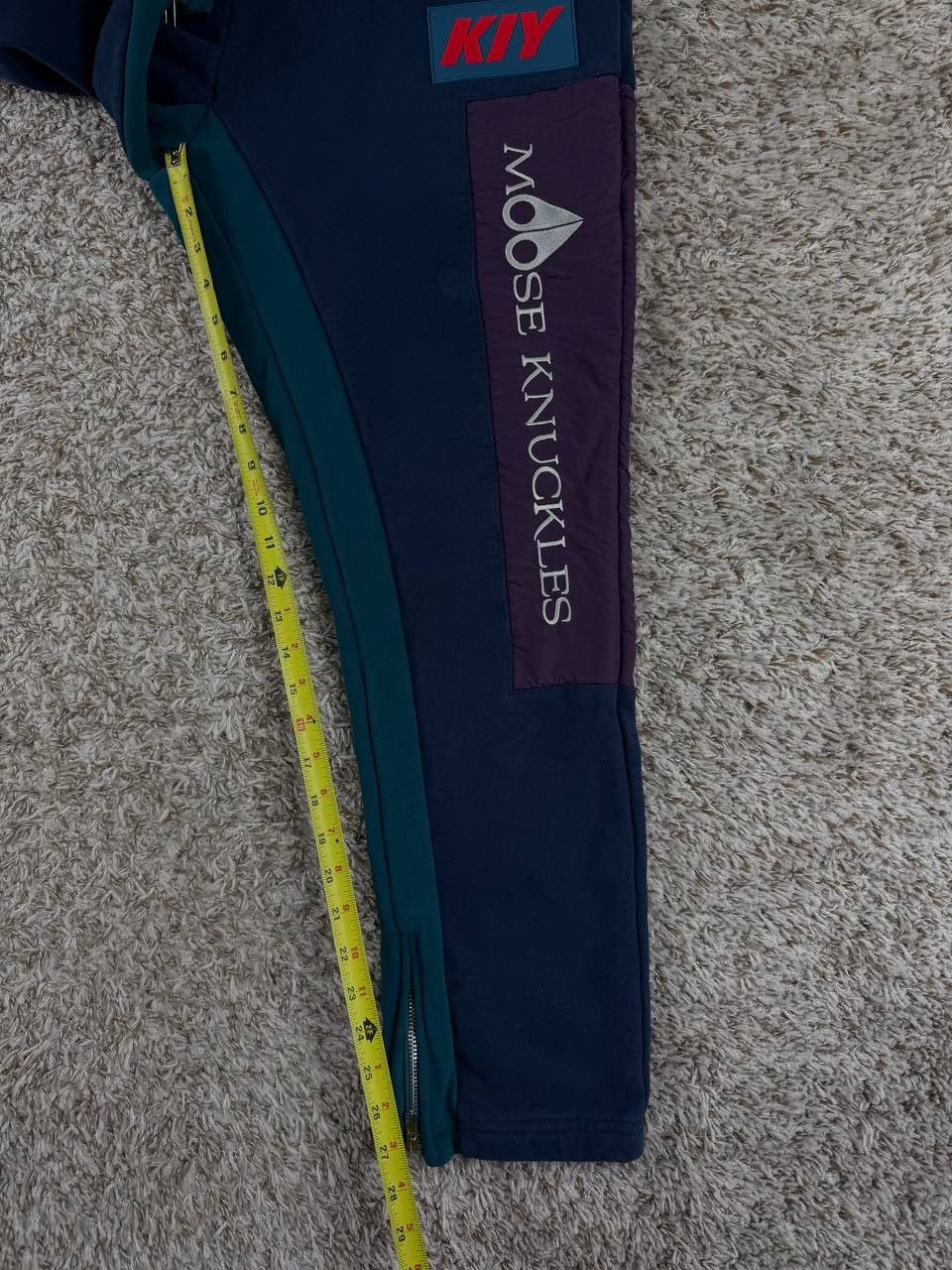 Reves Paris Kool Kiy x Moose Knuckles Reves Paris Blue Purple Sweatpants Size US 36 / EU 52 - 5 Thumbnail