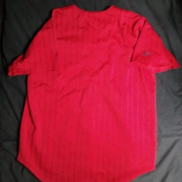 Majestic Vintage Majestic New York Yankees Pinstripe Jersey Red Size US L / EU 52-54 / 3 - 5 Thumbnail