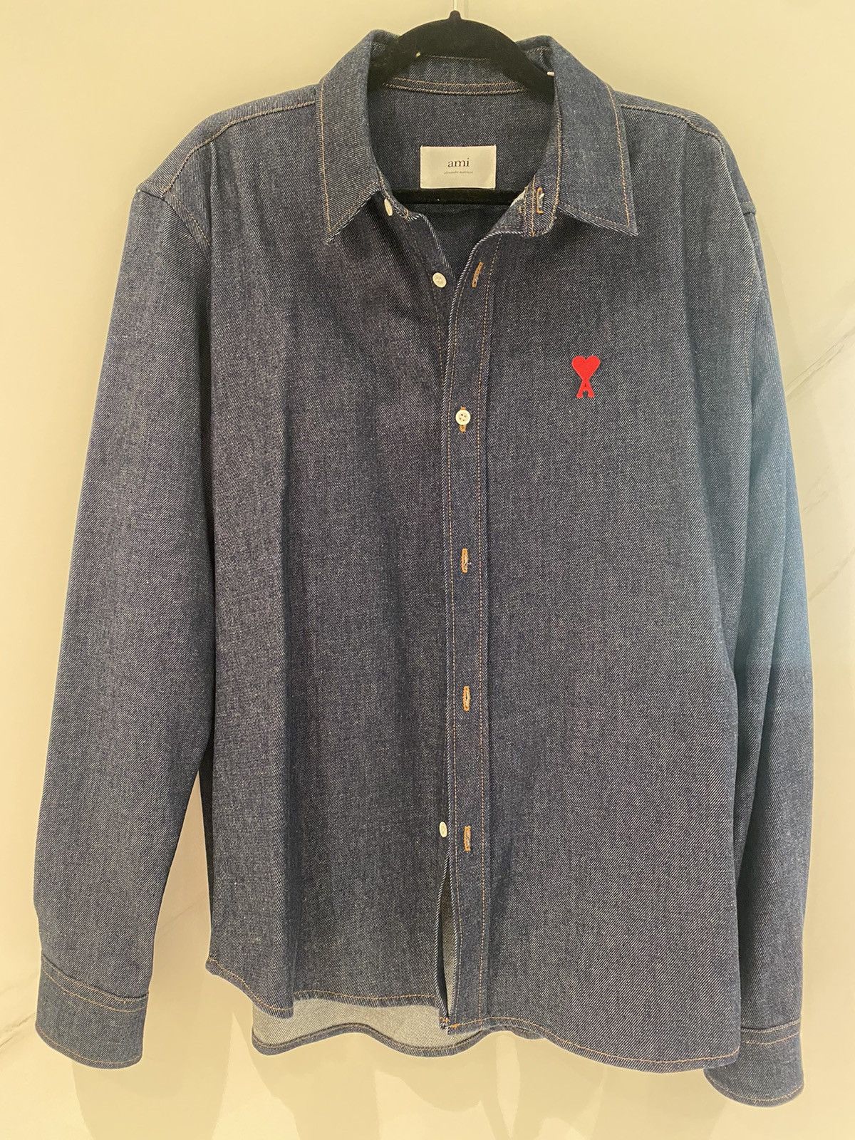 AMI AMI Denim Over Shirt Size US L / EU 52-54 / 3 - 1 Thumbnail
