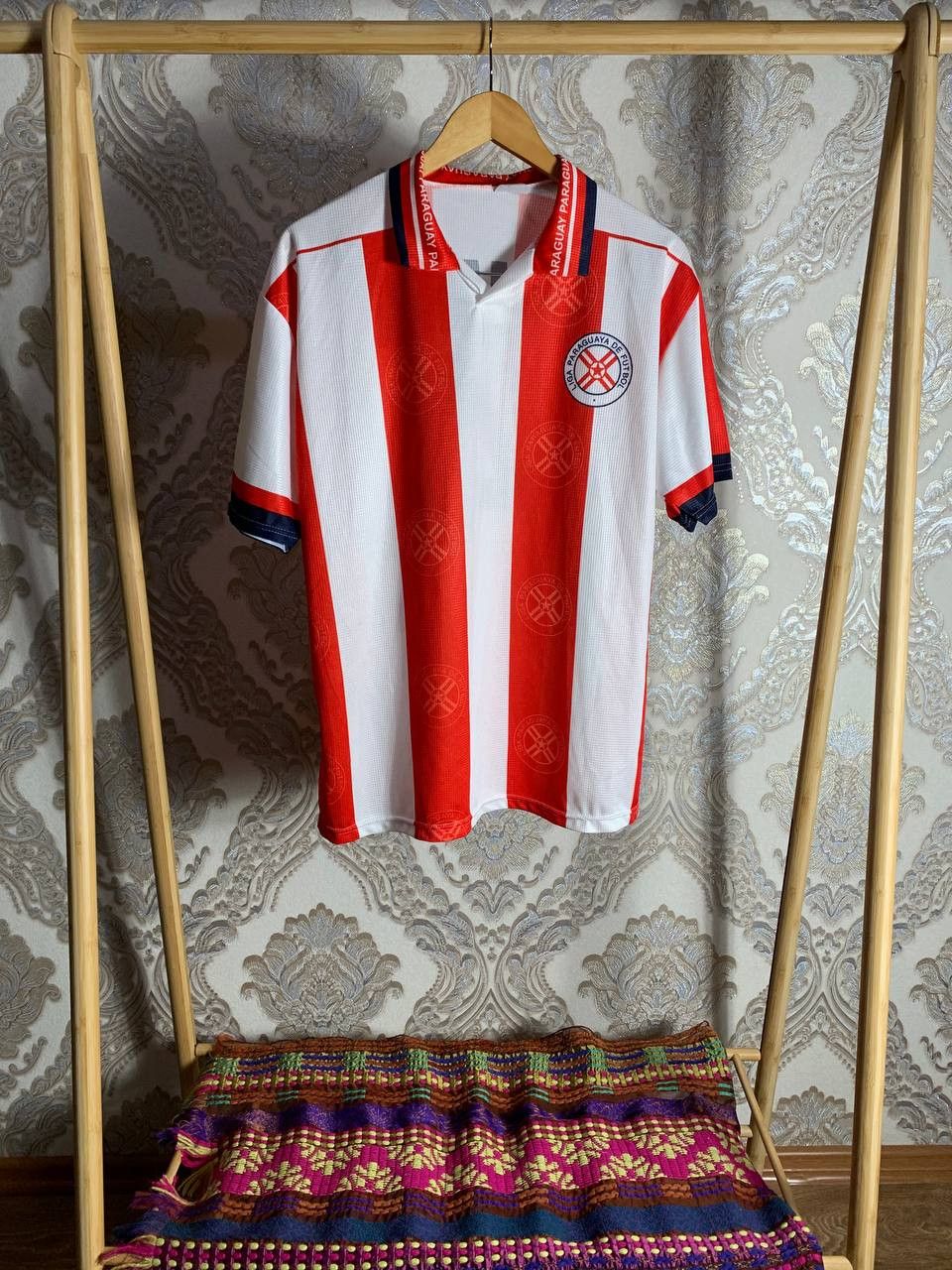 Vintage Very Rare Paraguay Retro Soccer Jersey Vintage Y2K 90s Size US XL / EU 56 / 4 - 2 Thumbnail