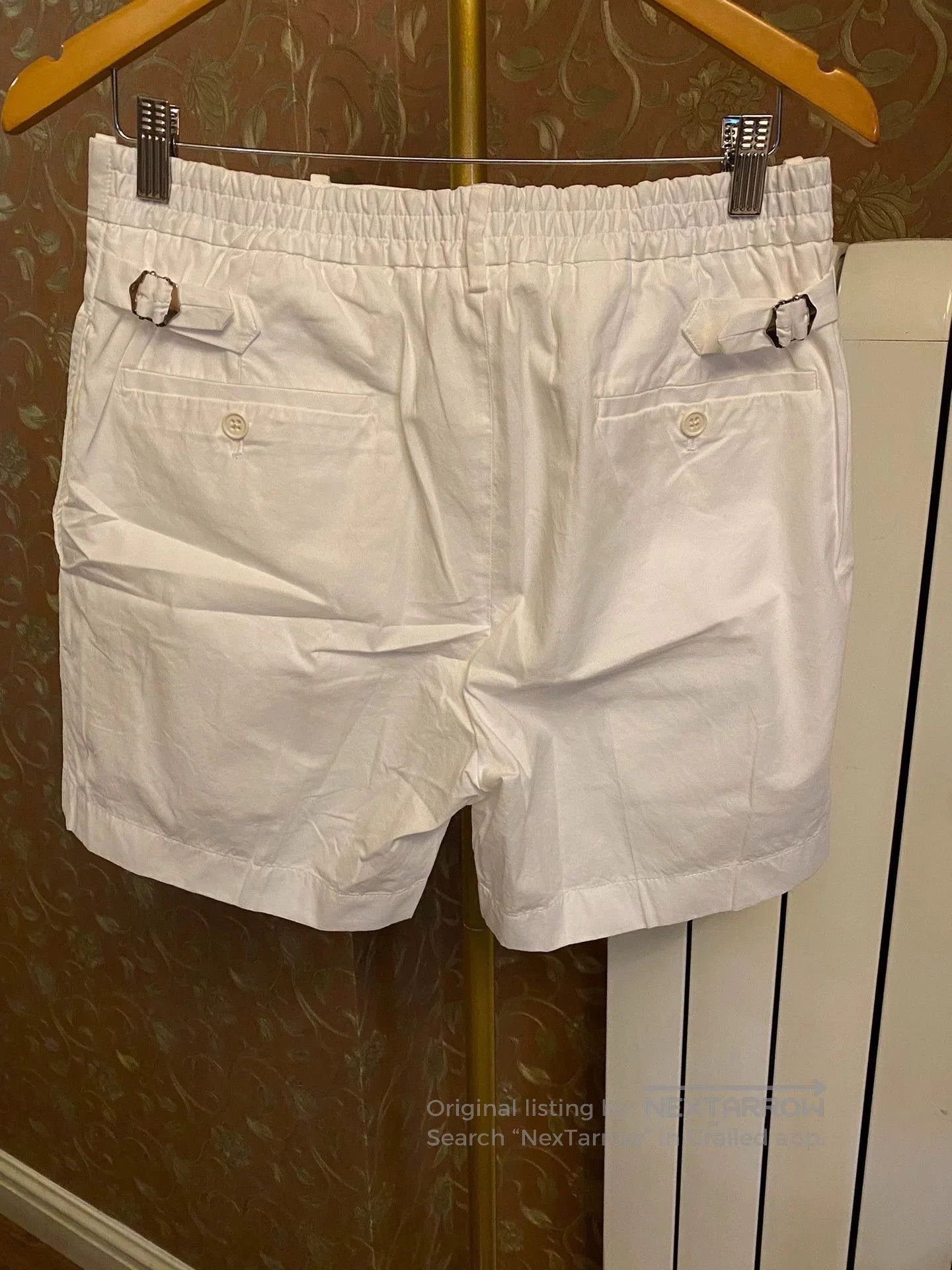Polo Ralph Lauren White Pleated Shorts Size 32. Size US 32 / EU 48 - 3 Thumbnail