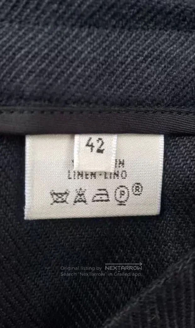 Hermes Hermes Margiela 100% Wool Linen H-Button Pants Size 27" / US 4 / IT 40 - 6 Thumbnail