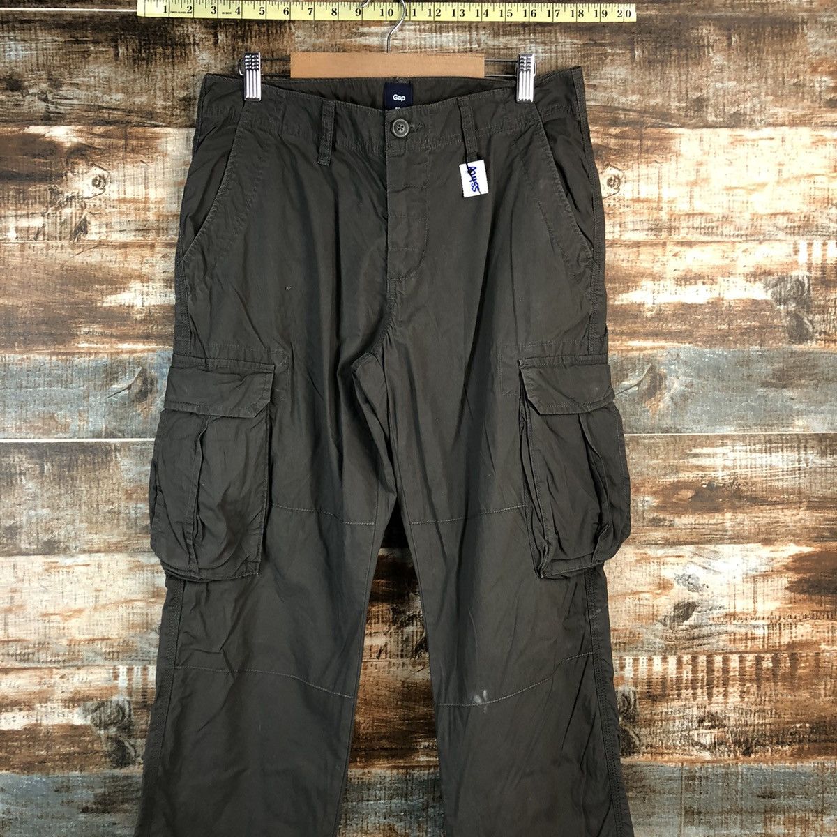 Gap Gap Grey Cargo Multipocket utility tactical Pants #A2455 Size US 31 - 2 Thumbnail