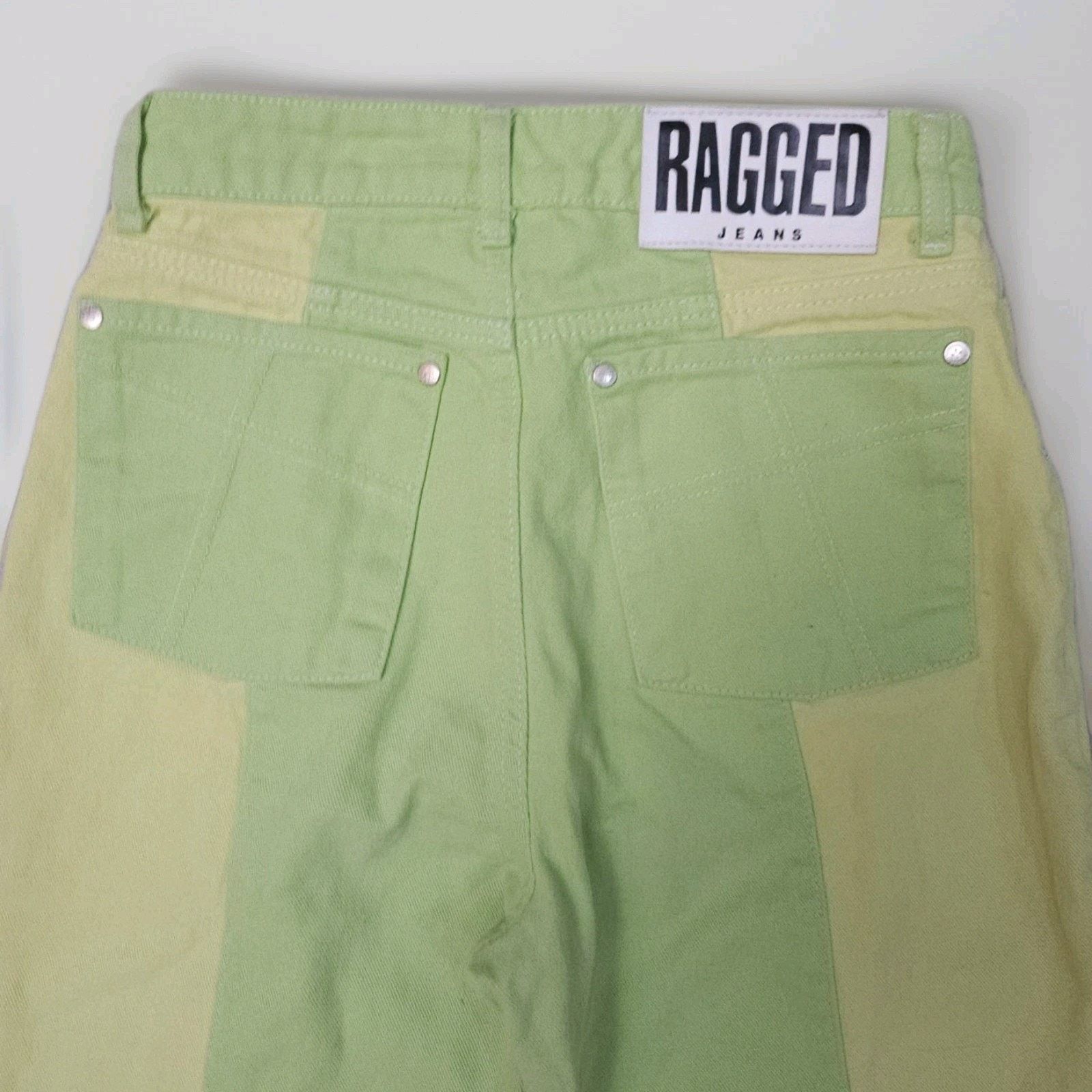 The Ragged Priest Ragged Priest CLACKER DAD JEAN neon green Size 28 Size 28" / US 6 / IT 42 - 12 Thumbnail