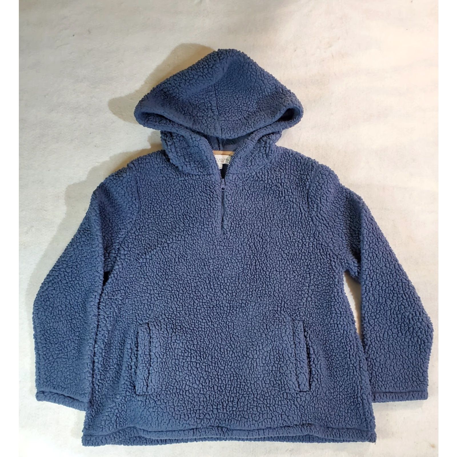 Vintage Koolaburra by UGG Women Hoodie Cozy Brushed Back Sherpa 1/4 Zip Size Sm Blue Size S / US 4 / IT 40 - 2 Thumbnail