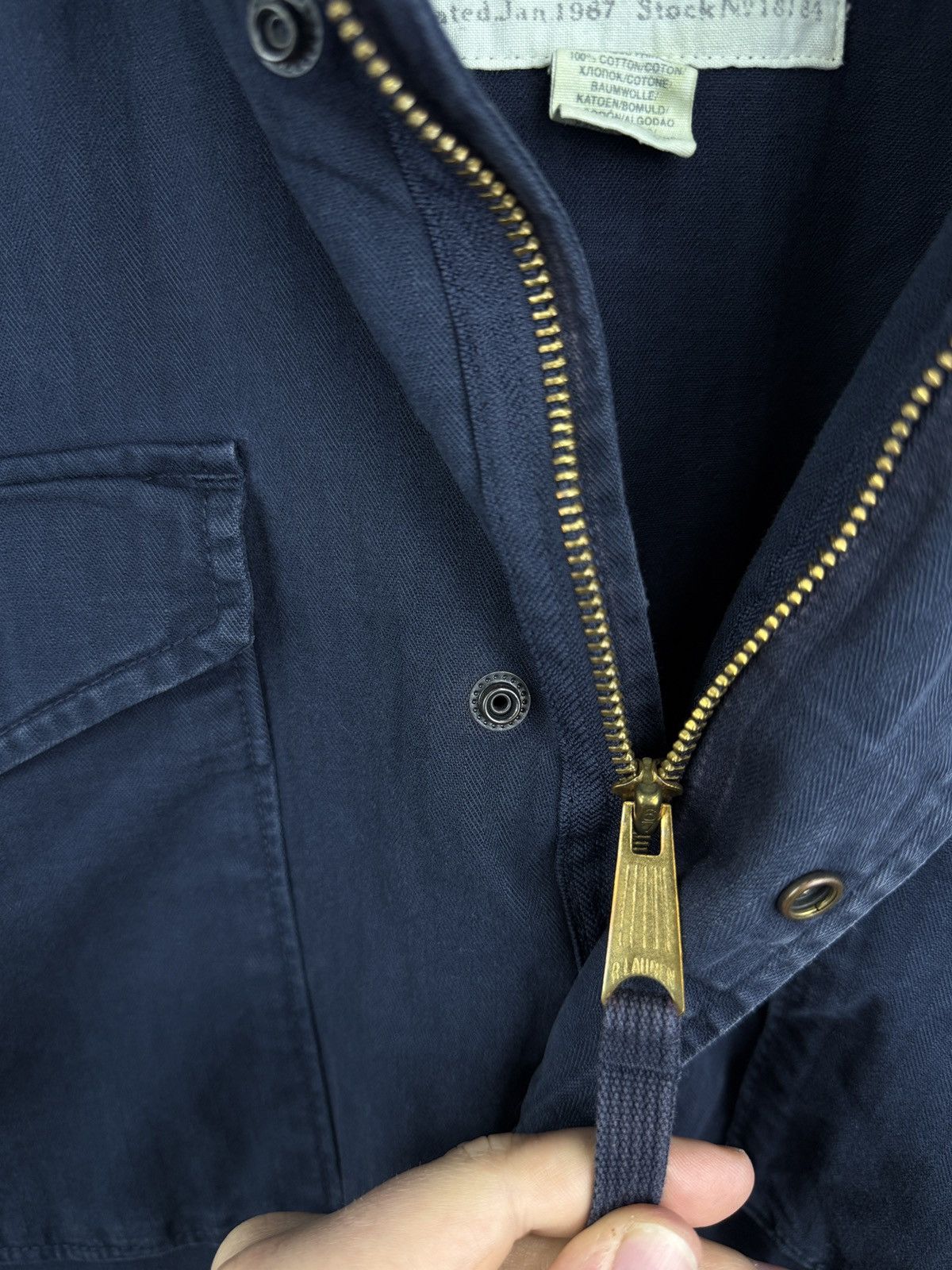 Denim & Supply Ralph Lauren × Polo Ralph Lauren × RRL Ralph Lauren 🇺🇸 Vintage Denim Supply Ralph Lauren Army Military Jacket Y2K Size US XL / EU 56 / 4 - 7 Thumbnail