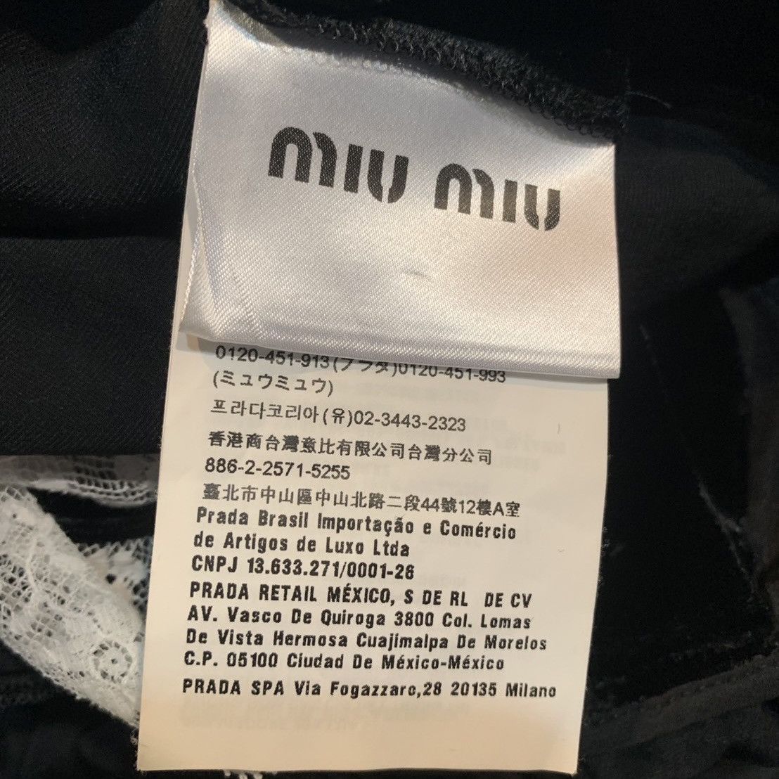 Miu Miu 2019 Miu Miu Crush Velvet and lace Dress Size XS / US 0-2 / IT 36-38 - 5 Thumbnail