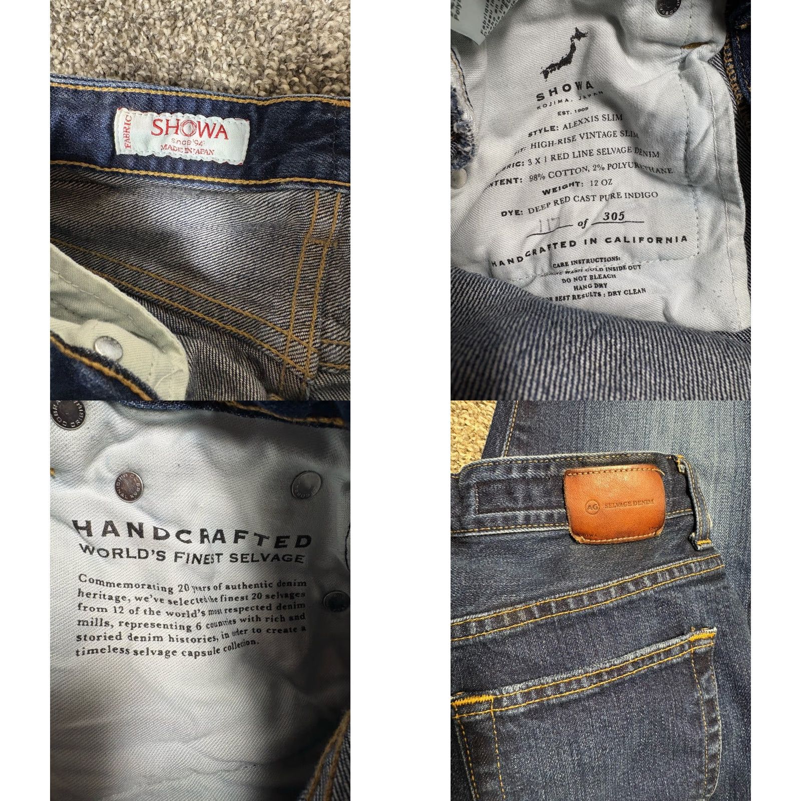 Vintage VINTAGE Adriano Goldschmied Denim Jeans 25x30 Unisex 5-Pocket Straight USA Blue Size US 26 / EU 42 - 8 Thumbnail