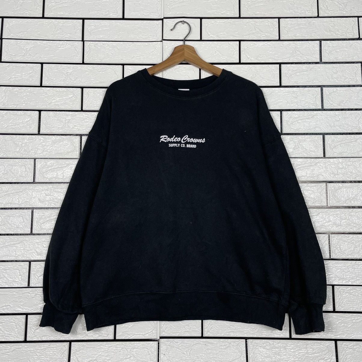 Japanese Brand Rodeo Crown Big Logo Sweater Size L / US 10 / IT 46 - 1 Thumbnail