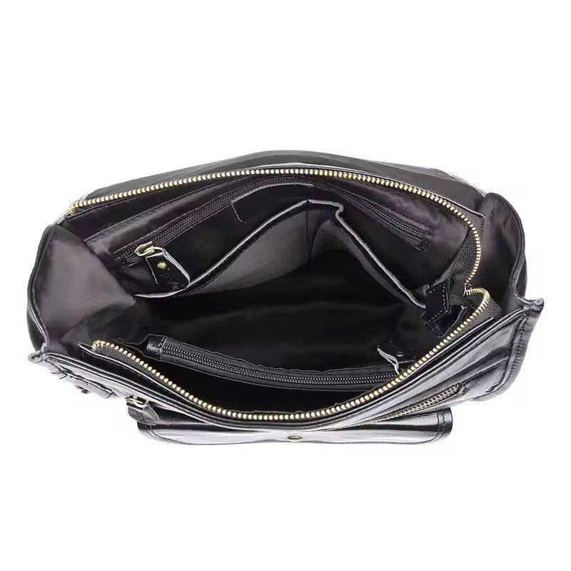 Genuine Leather Soft Genuine Leather Handmade Backpack Size ONE SIZE - 8 Thumbnail
