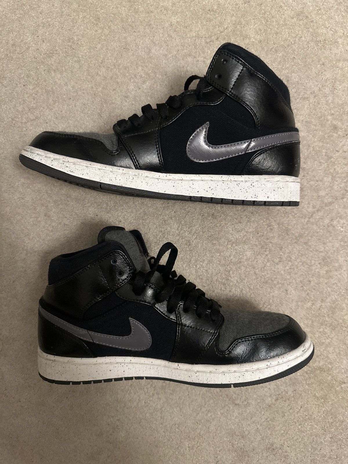 Jordan Brand × Nike Used Air Jordan 1 Retro Mid SE ‘Winterized’ Size US 9 / EU 42 - 1 Thumbnail