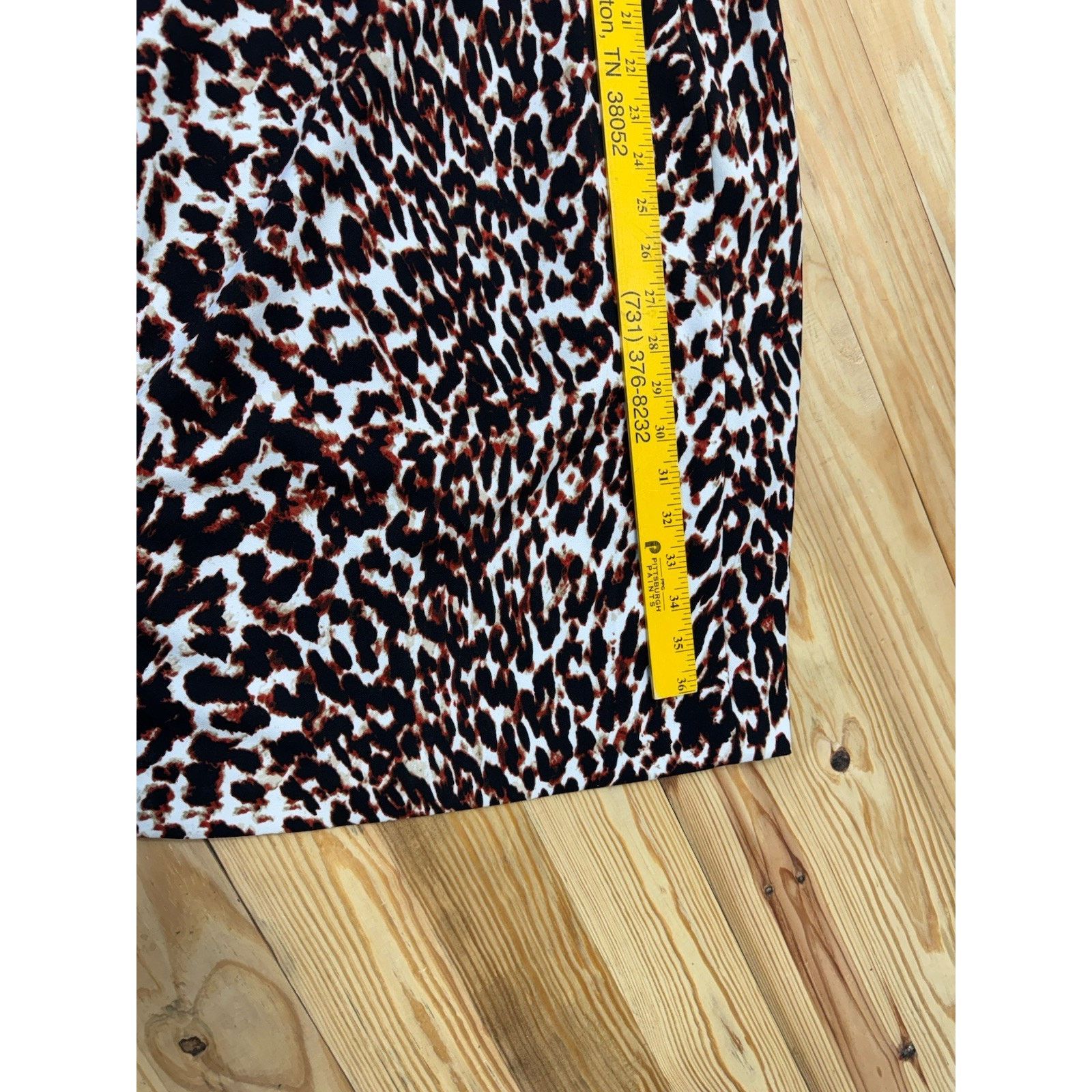 Calvin Klein Calvin Klein Sleeveless Crew Neck Animal Print Dress Size 8 Size M / US 6-8 / IT 42-44 - 8 Thumbnail