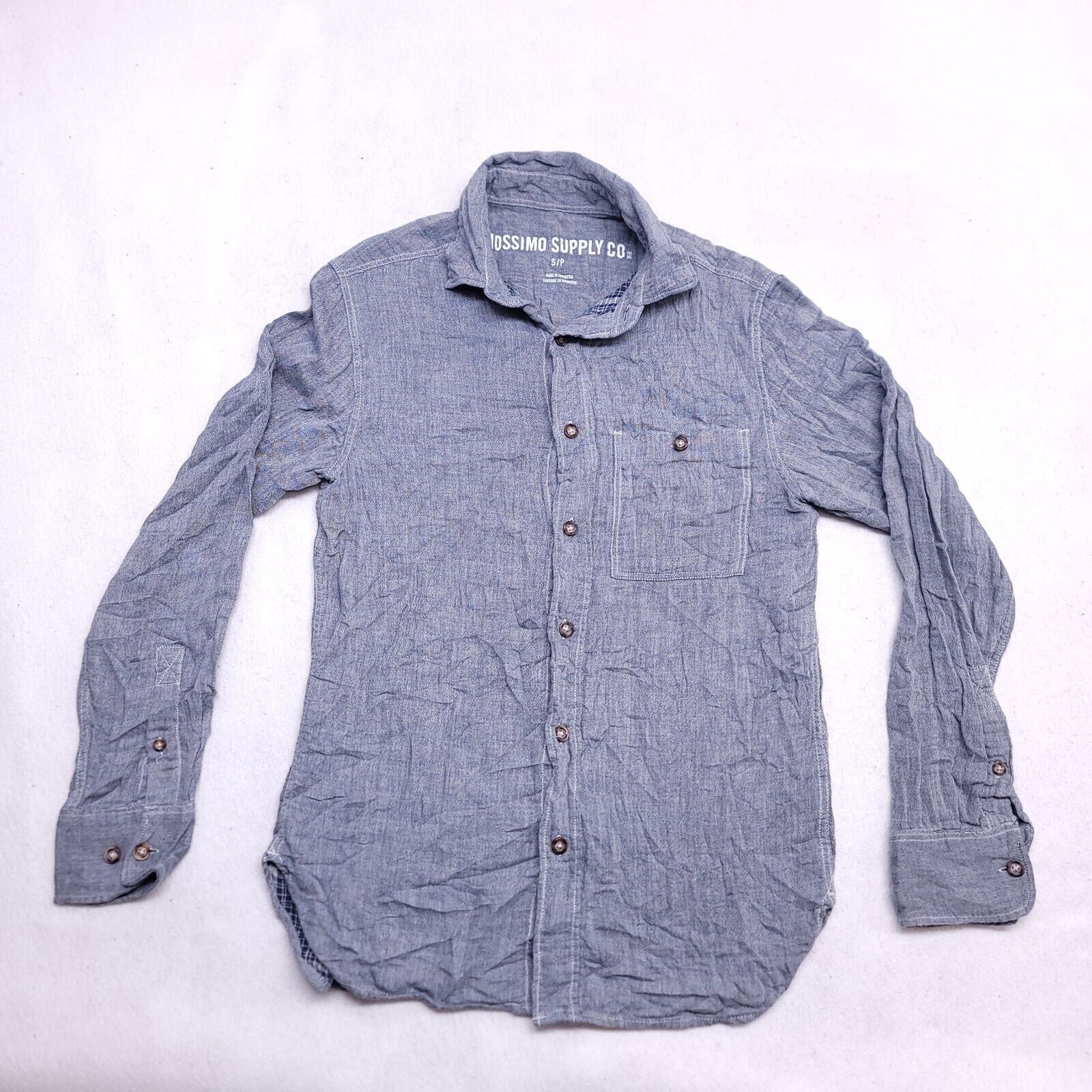 Mossimo Mossimo Supply Co Button Up Shirt Adult Mens Size Small Gray Size US S / EU 44-46 / 1 - 2 Thumbnail