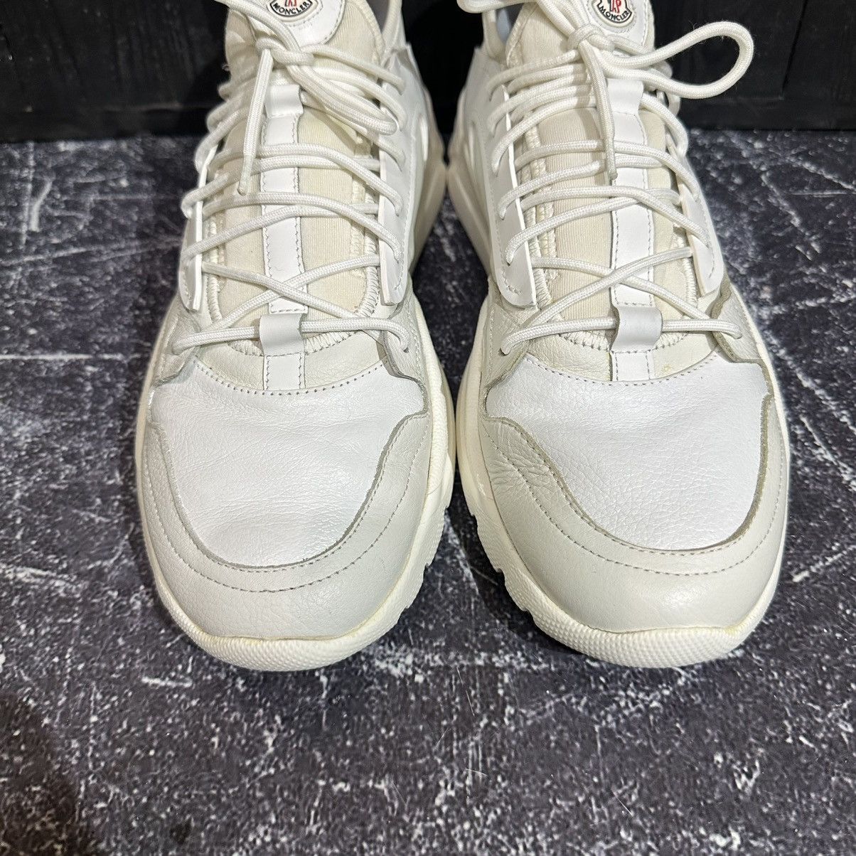 Moncler MONCLER MEN’S White Leather Sneakers Size 43 Size US 10 / EU 43 - 5 Thumbnail