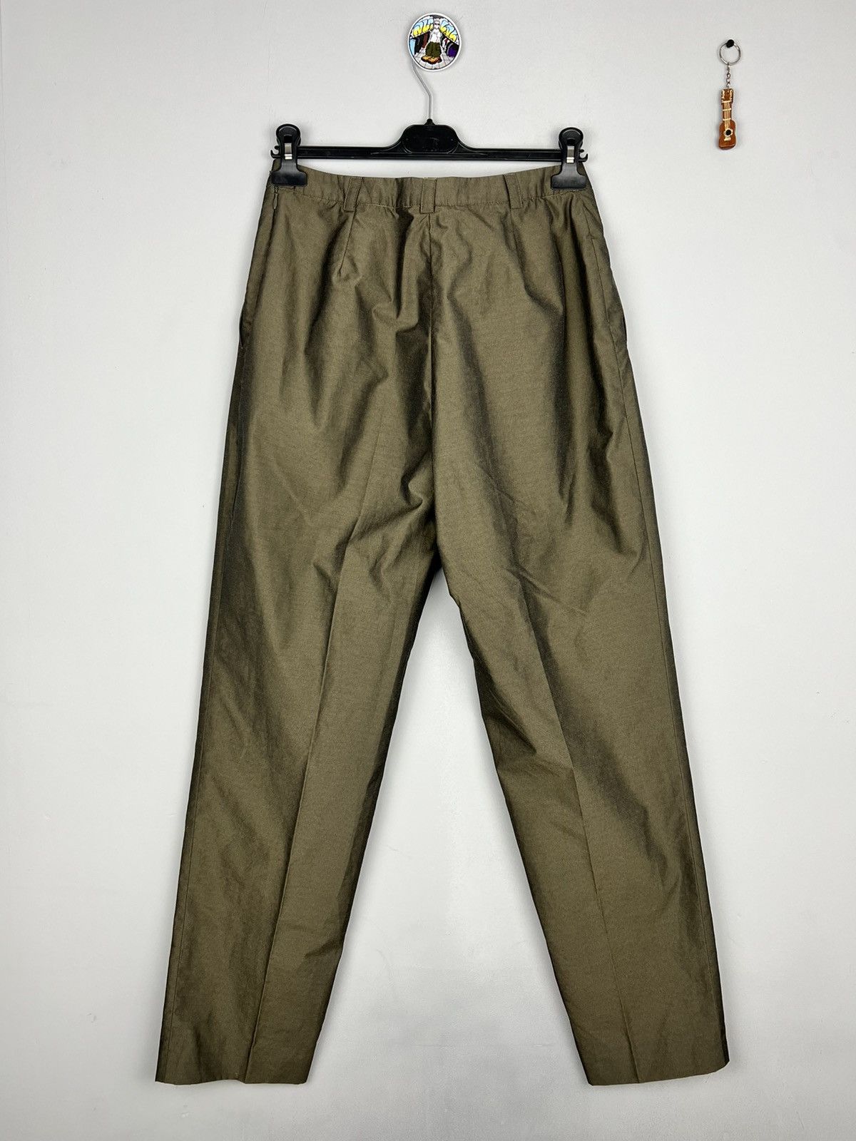 Burberry × Vintage Burberry Vintage Khaki Nylon Casual Chino Pants Size 29" - 2 Thumbnail