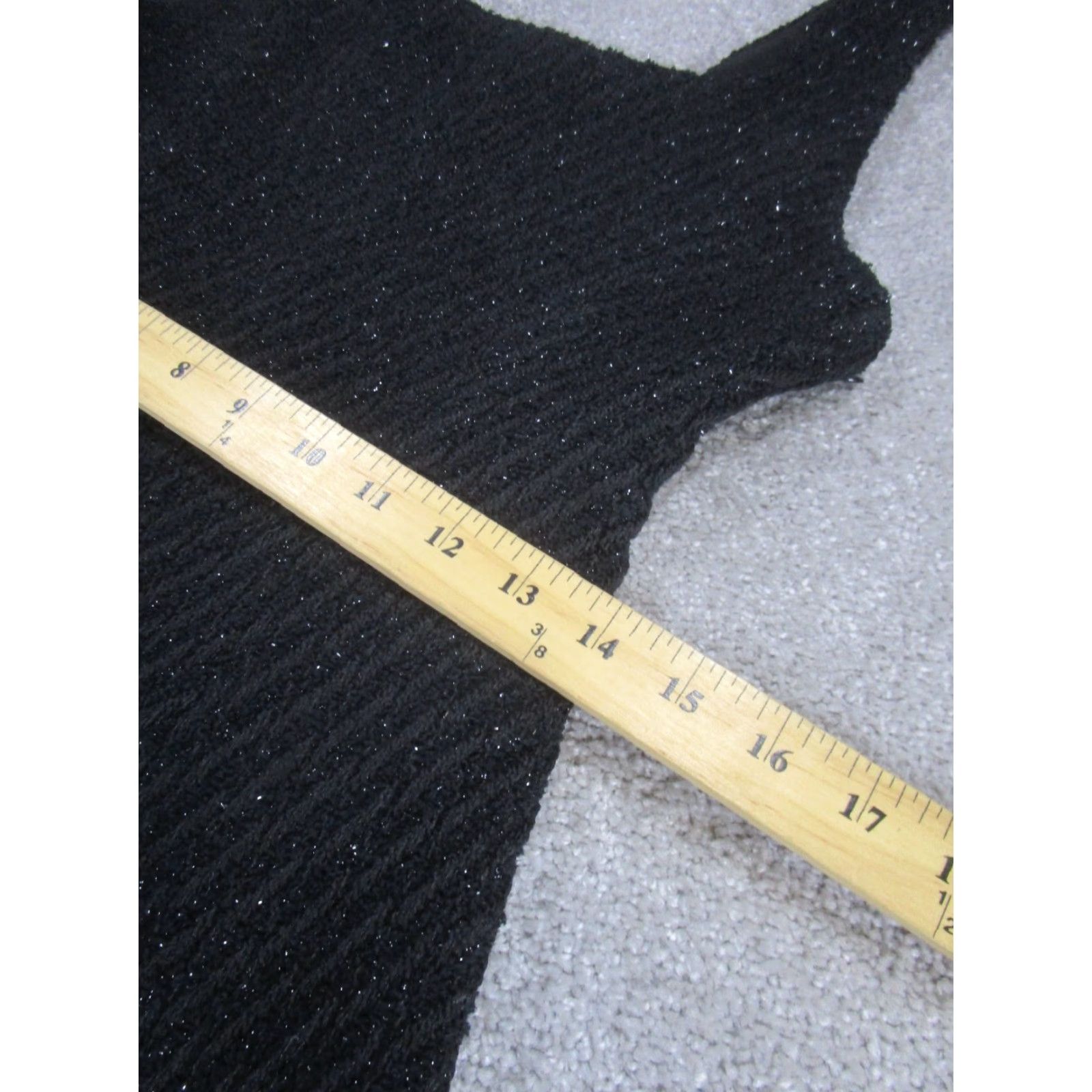 Vintage Realtakai Short Bodycon Dress Womens Small Sleeveless Black Tweed Square Neck Pullover Dress Length: Short Size 28" / US 6 / IT 42 - 5 Thumbnail