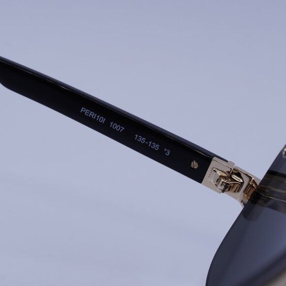 Palm Angels Palm Angels PERI10I KING 1007 Sunglasses Black/Gold Shield Size ONE SIZE - 7 Thumbnail