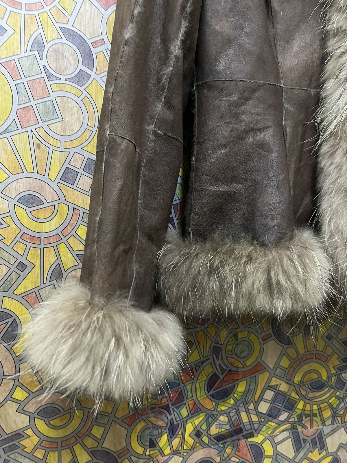 Japanese Brand × Leather Pellessimo Coats, Outerwear Leather Rabbit Size M / US 6-8 / IT 42-44 - 8 Thumbnail