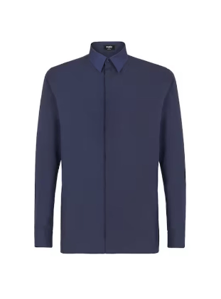 image of Fendi O1Loc1C0124 Shirt In Violet, Men's (Size Small)