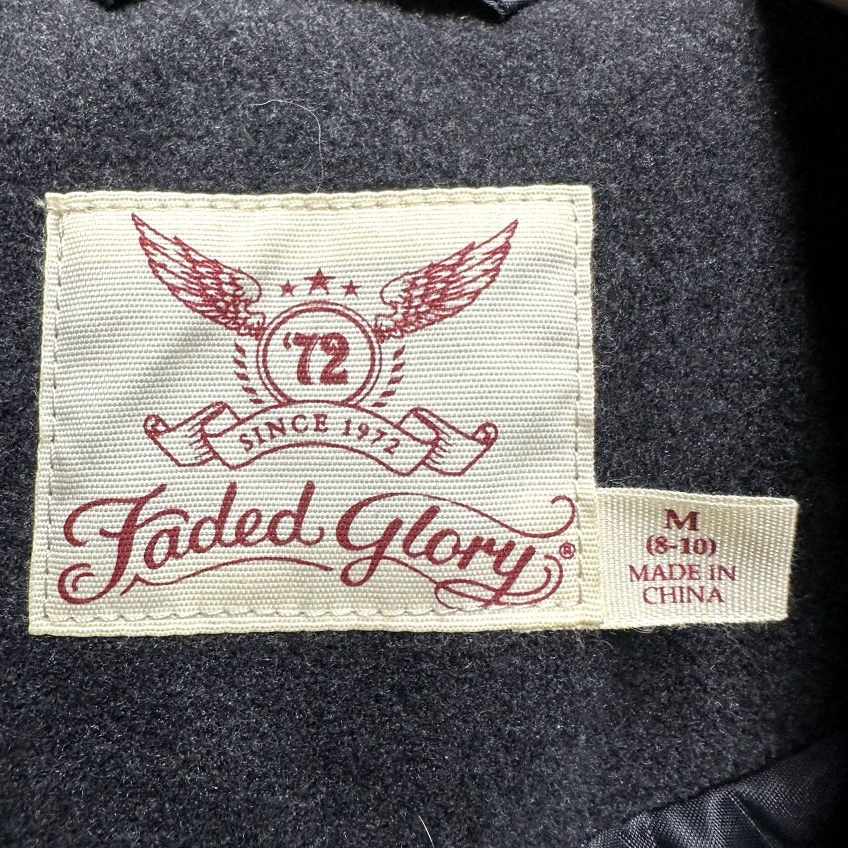Faded Glory Faded Glory Pea Coat Womens M Gray Long Sleeve Casual Overcoat Size M / US 6-8 / IT 42-44 - 5 Thumbnail