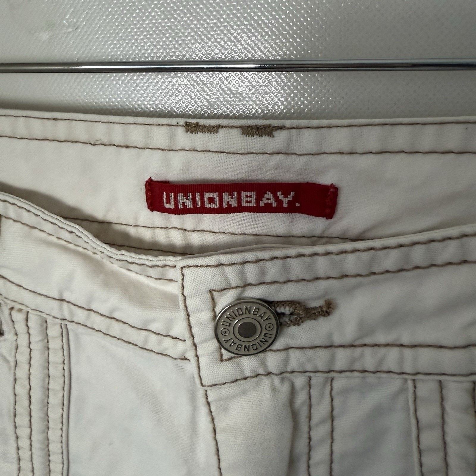 UNIONBAY Vintage Y2K Unionbay Low Rise Baggy Wide Leg Cargo Pants Size 28" / US 6 / IT 42 - 3 Thumbnail