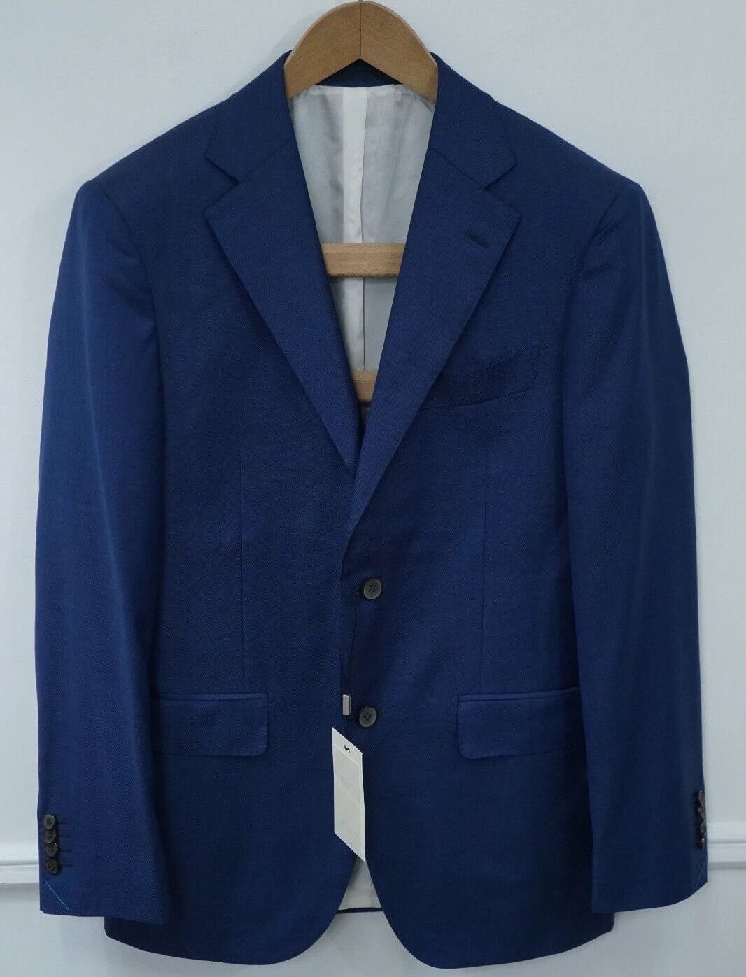 Suitsupply Men Suitsupply Blazer Napoli Zignone Wool S110 Blue UK/US32 Size 34S - 1 Thumbnail