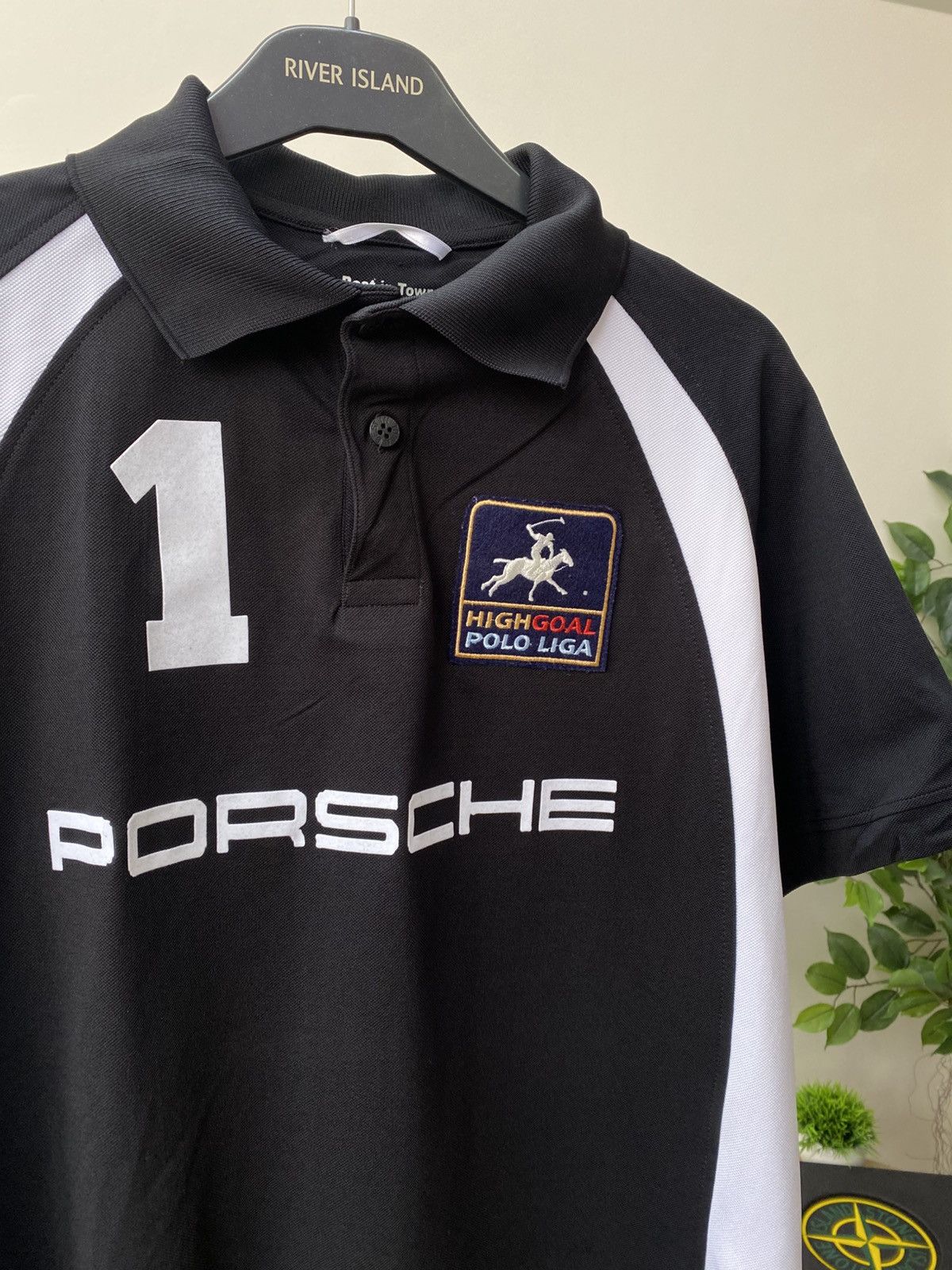 Other Vintage Porsche Racing Polo T-shirt Size US L / EU 52-54 / 3 - 4 Thumbnail