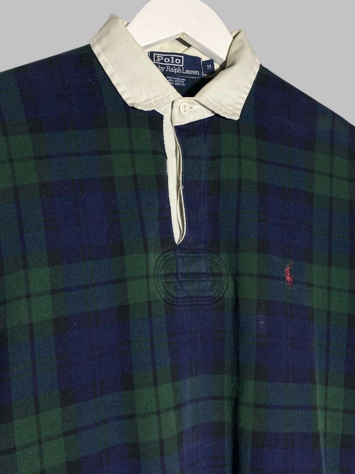 Polo Ralph Lauren 🔥 RALPH LAUREN TARTAN RUGBY POLO Y2K VINTAGE PREPPY VIBES Size US M / EU 48-50 / 2 - 4 Thumbnail